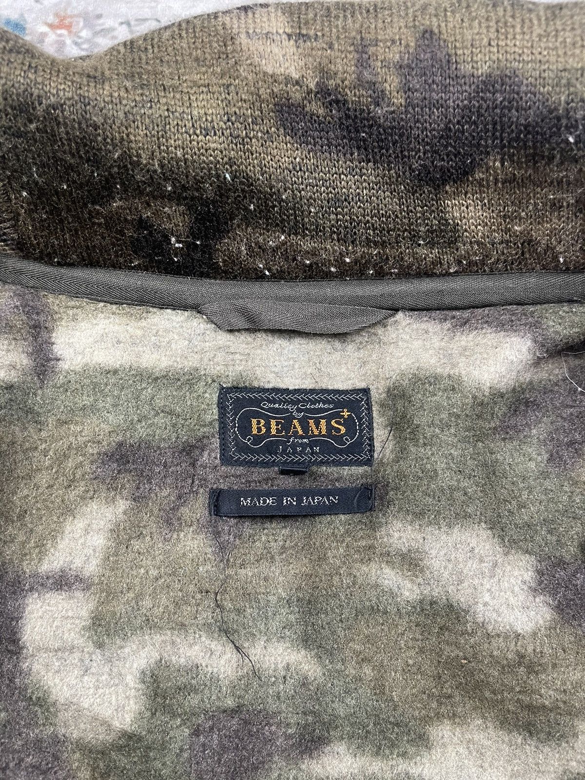 Beams Plus Beams Plus Camouflage Fleece Button Up Jackets Size US M / EU 48-50 / 2 - 17 Thumbnail