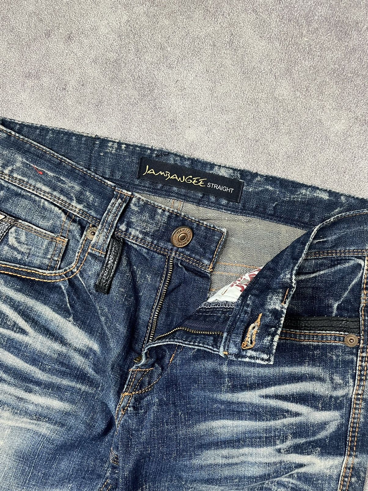 Hysteric Glamour JAMBANGEE straight fit faded acid jeans Size US 33 - 7 Thumbnail