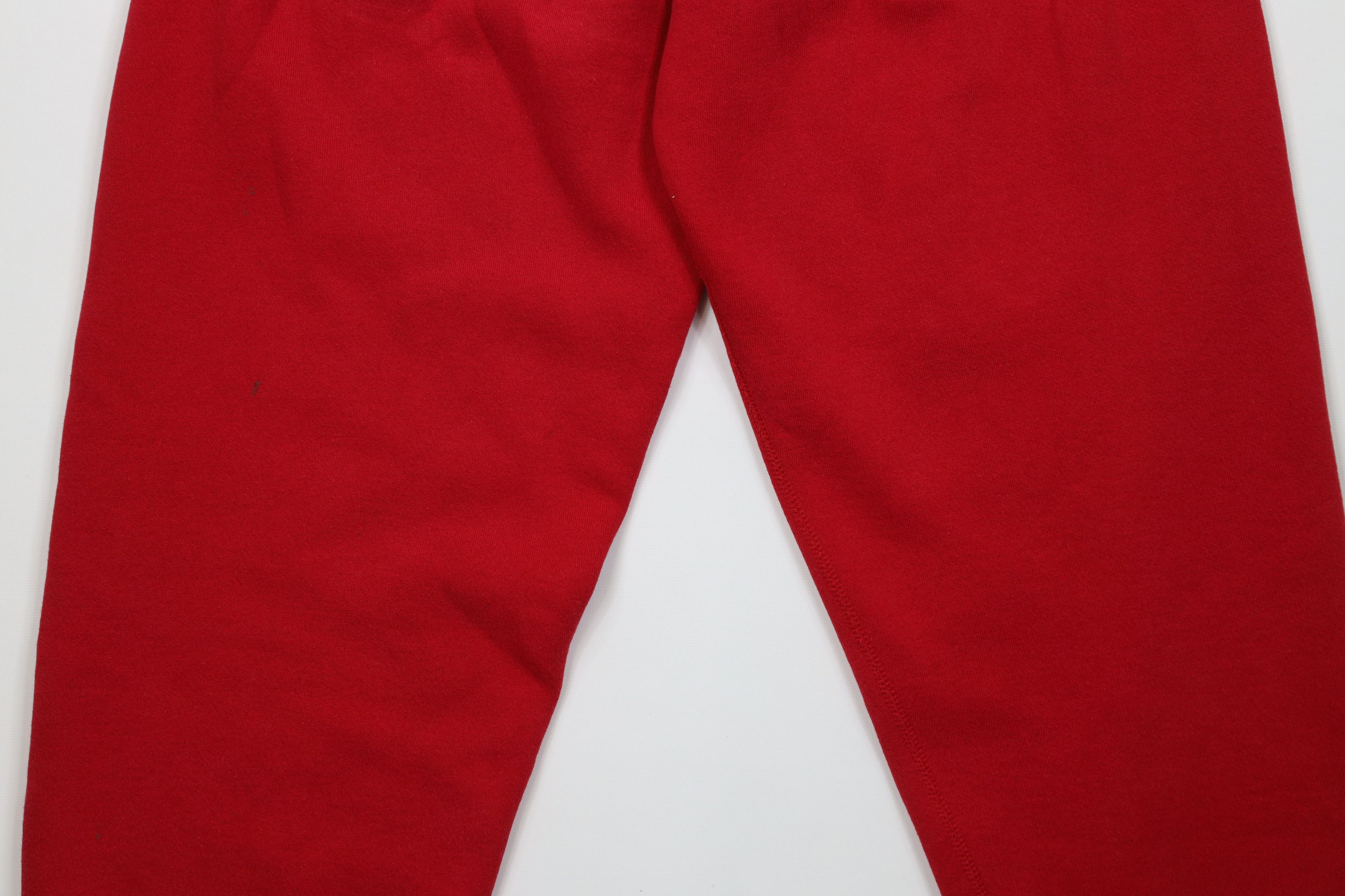 Vintage Vintage 90s Streetwear Sweatpants Joggers Pants Red USA Size 38" / US 16 / IT 52 - 12 Thumbnail