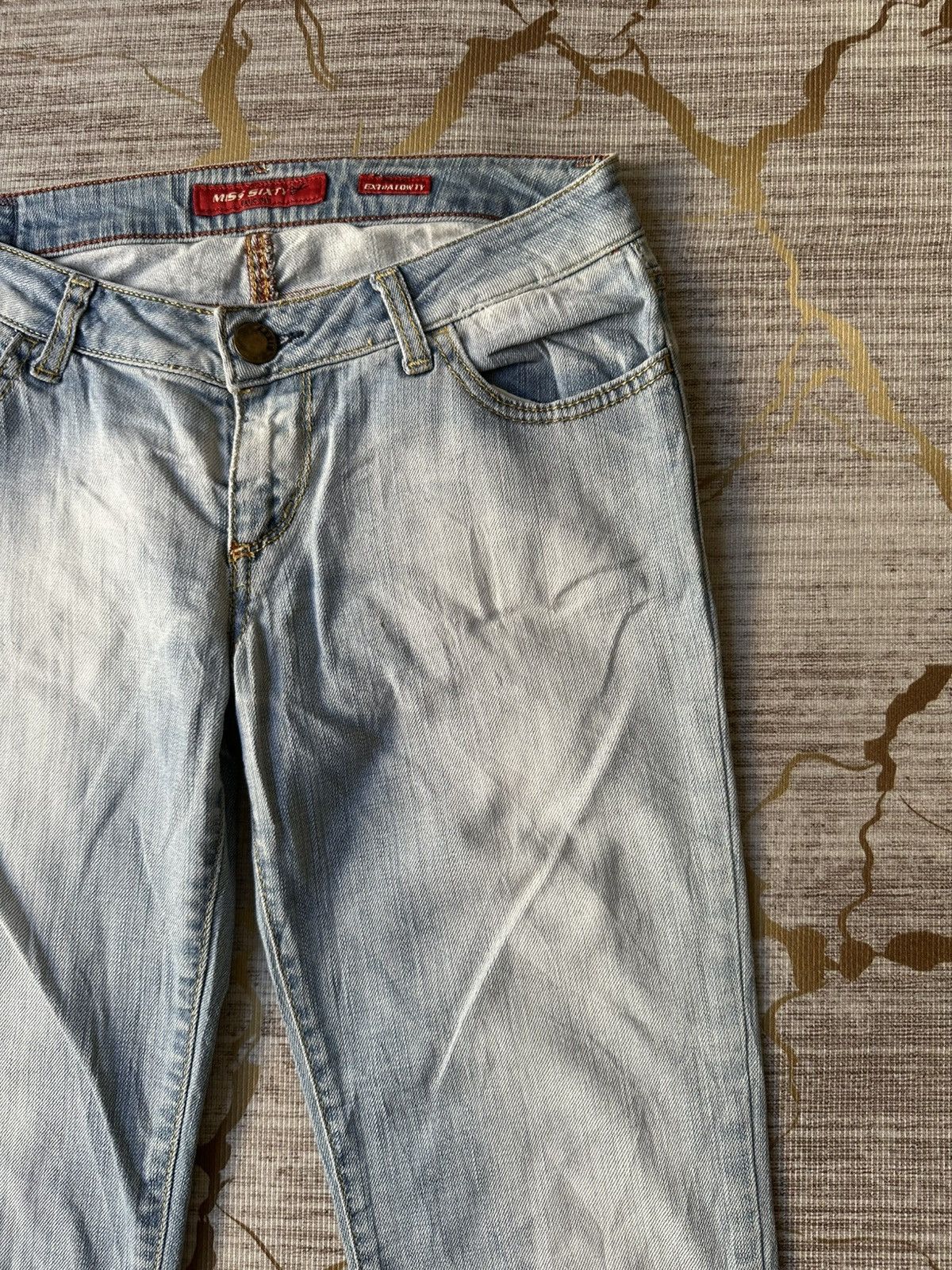 Miss Sixty FLARE Miss Sixty Faded Blue Jeans Size 28" / US 6 / IT 42 - 10 Thumbnail