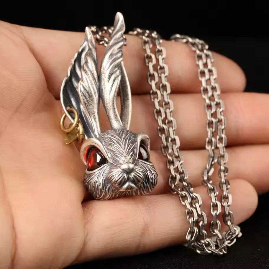 Jewelry × Vintage Red Eye Rabbit Necklace Size ONE SIZE - 1 Thumbnail