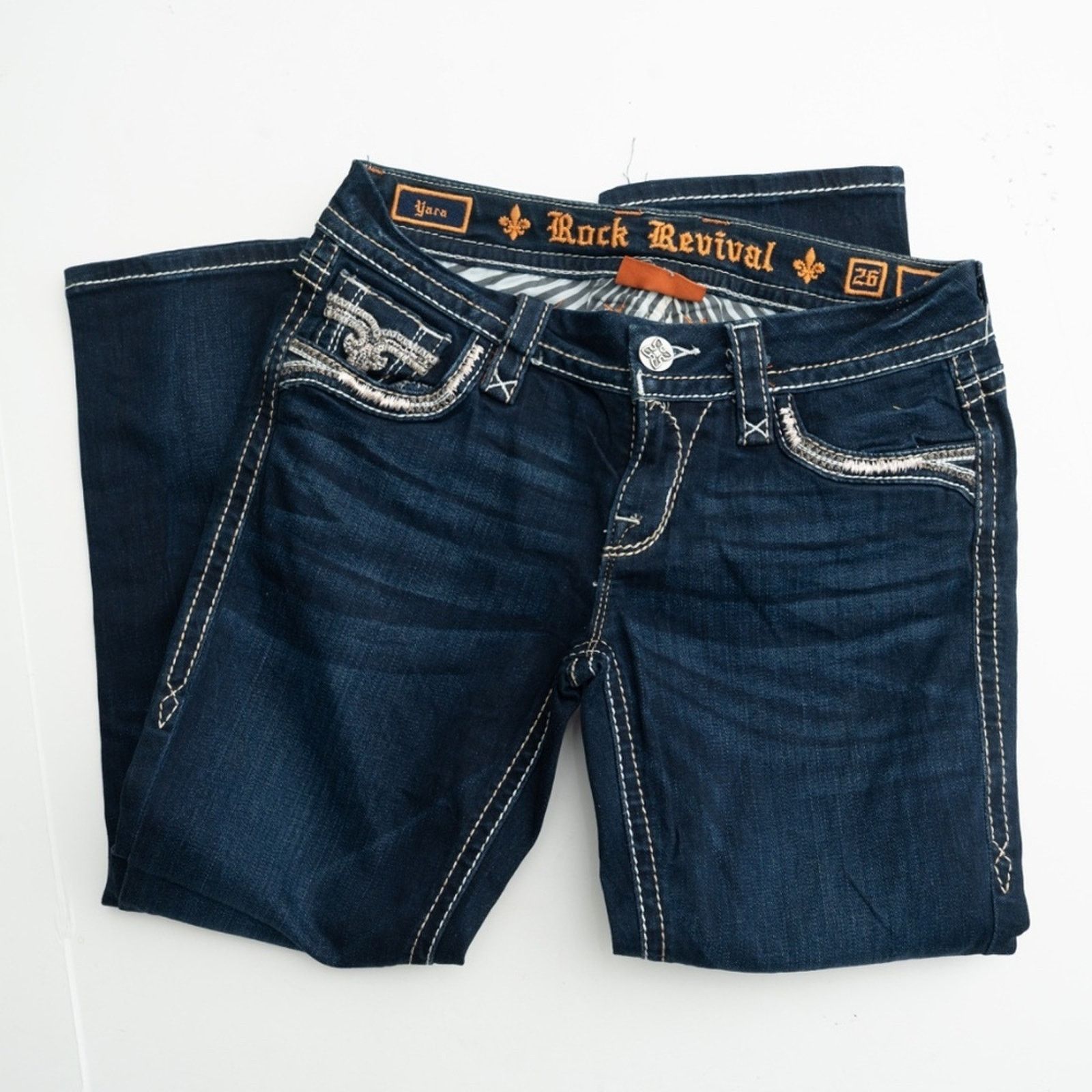Rock Revival Rock Revival - Yara Cuffed Stretch Capri Jean Size 26" / US 2 / IT 38 - 9 Thumbnail