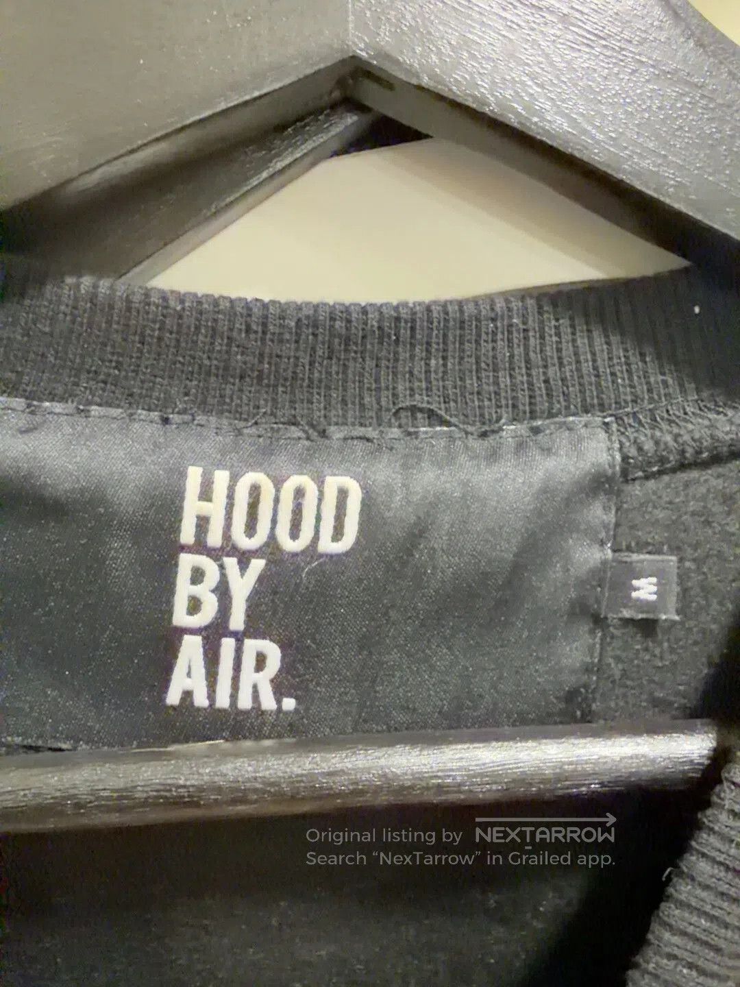 Hood By Air HBA Black Hoodie with Classic Logo. Size US M / EU 48-50 / 2 - 3 Thumbnail