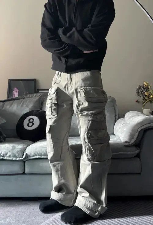 Jean Hirakawa x Reiko Multi Pocket Cargo Jeans Size US 32 / EU 48 - 3 Thumbnail