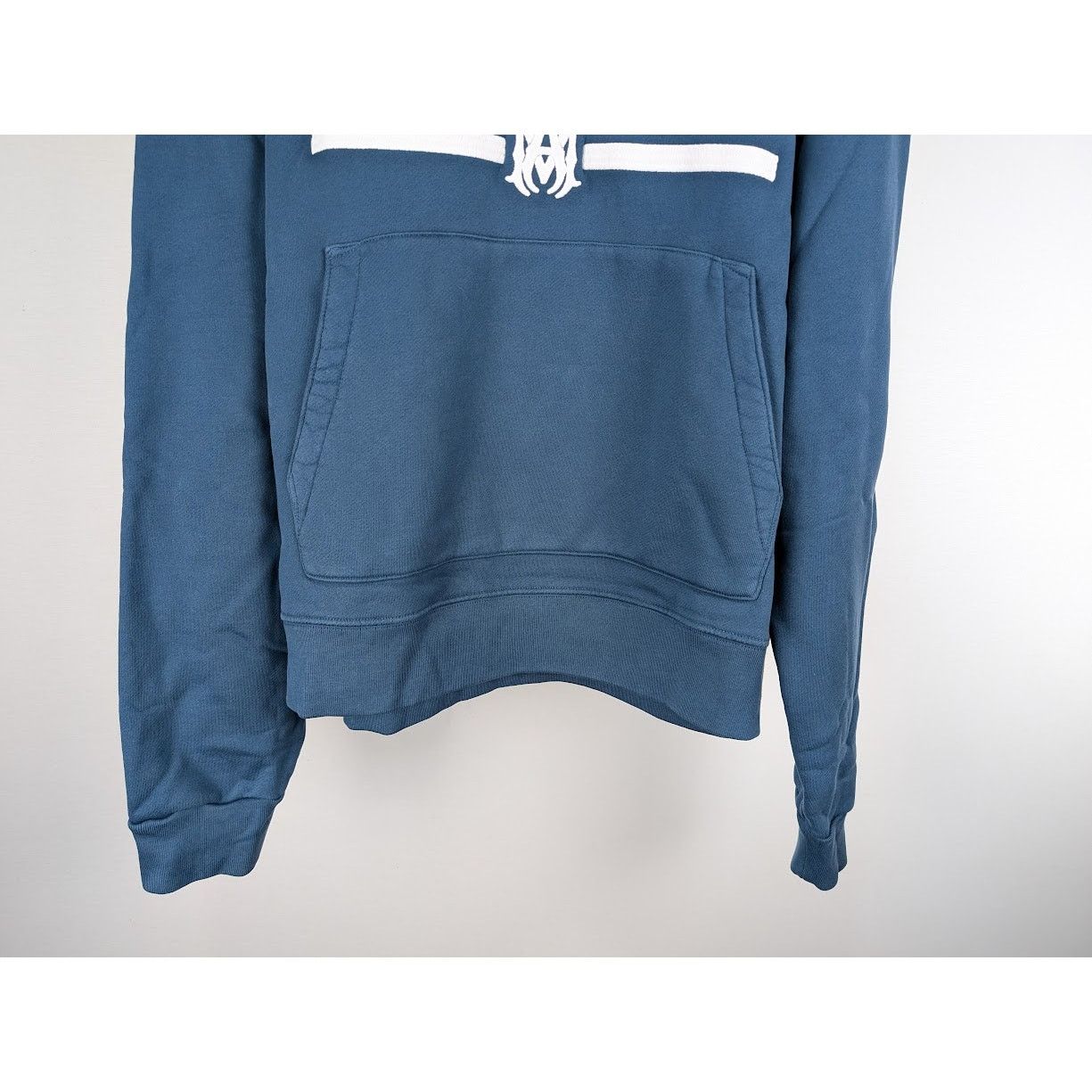 Amiri o1rshd1 Q:2 / MA Bar Embroidery Hoodie in Pond Blue Size US XL / EU 56 / 4 - 8 Thumbnail