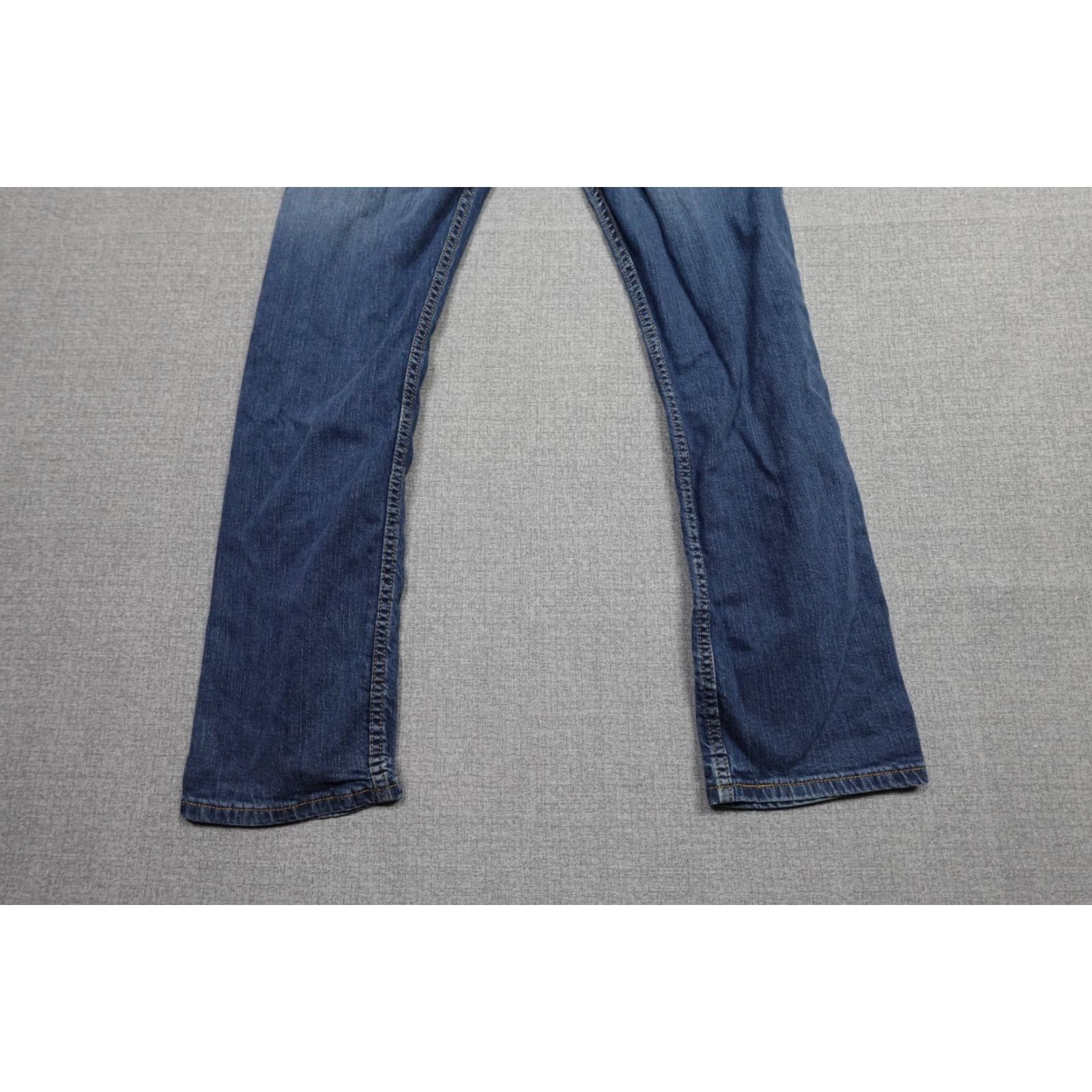 Levi's Levi's 513 Jeans Mens 31x30 Blue Slim Straight Dark Western Rancher Stretch Size US 31 - 6 Thumbnail