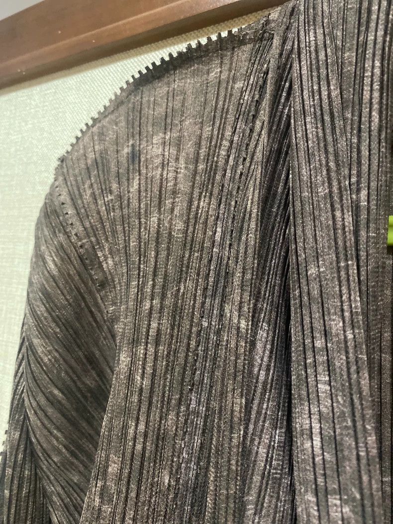 Issey Miyake Issey Miyake size:3 Brown pleated cardigan Size XS / US 0-2 / IT 36-38 - 4 Thumbnail