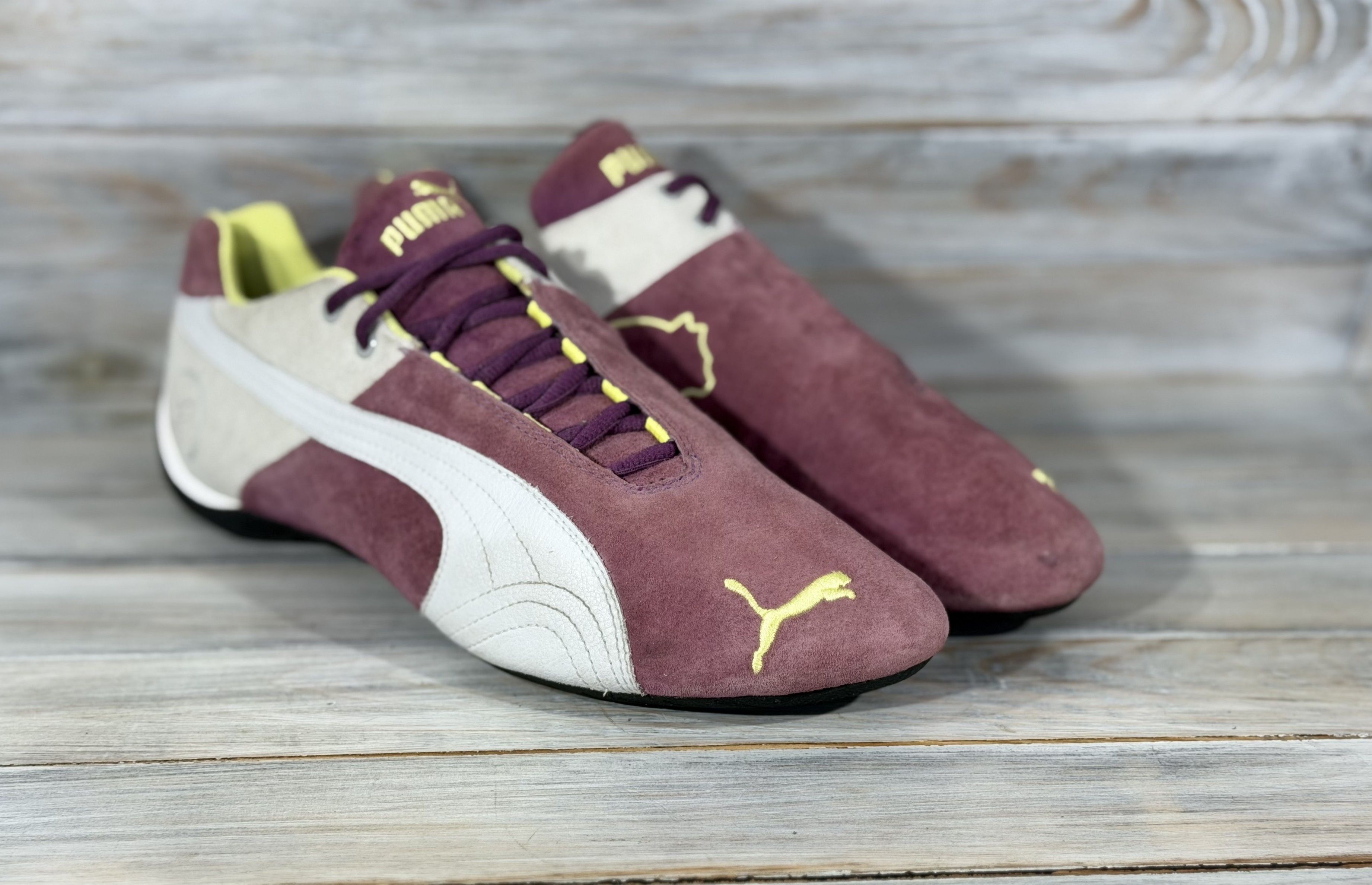 Puma PUMA Future Cat Low P Speedcat Suede Purple Vintage Sneakers Size US 12 / EU 45 - 18 Thumbnail