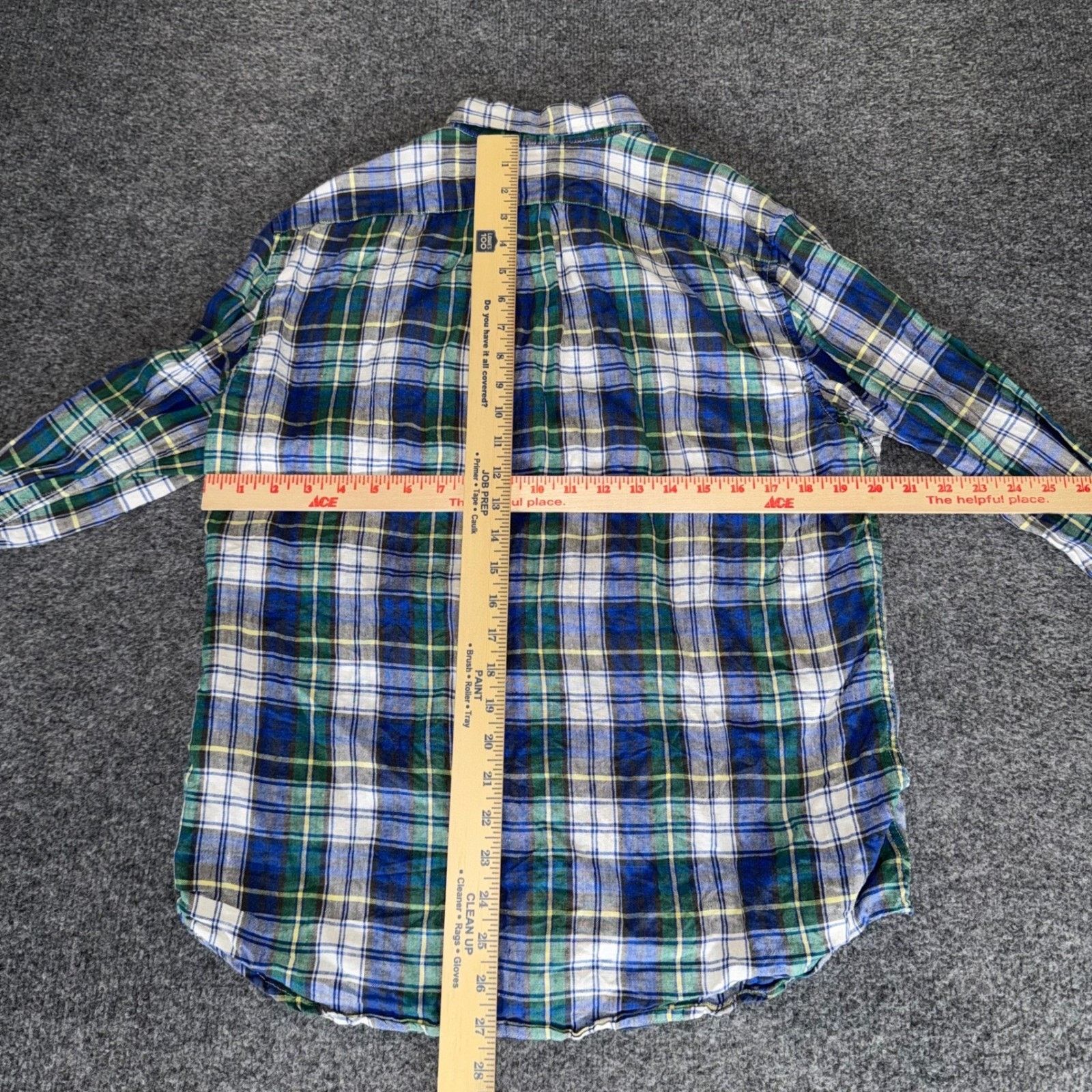 J.Crew J.Crew Baird McNutt Irish Linen Shirt Mens M Slim Plaid Size US M / EU 48-50 / 2 - 5 Thumbnail