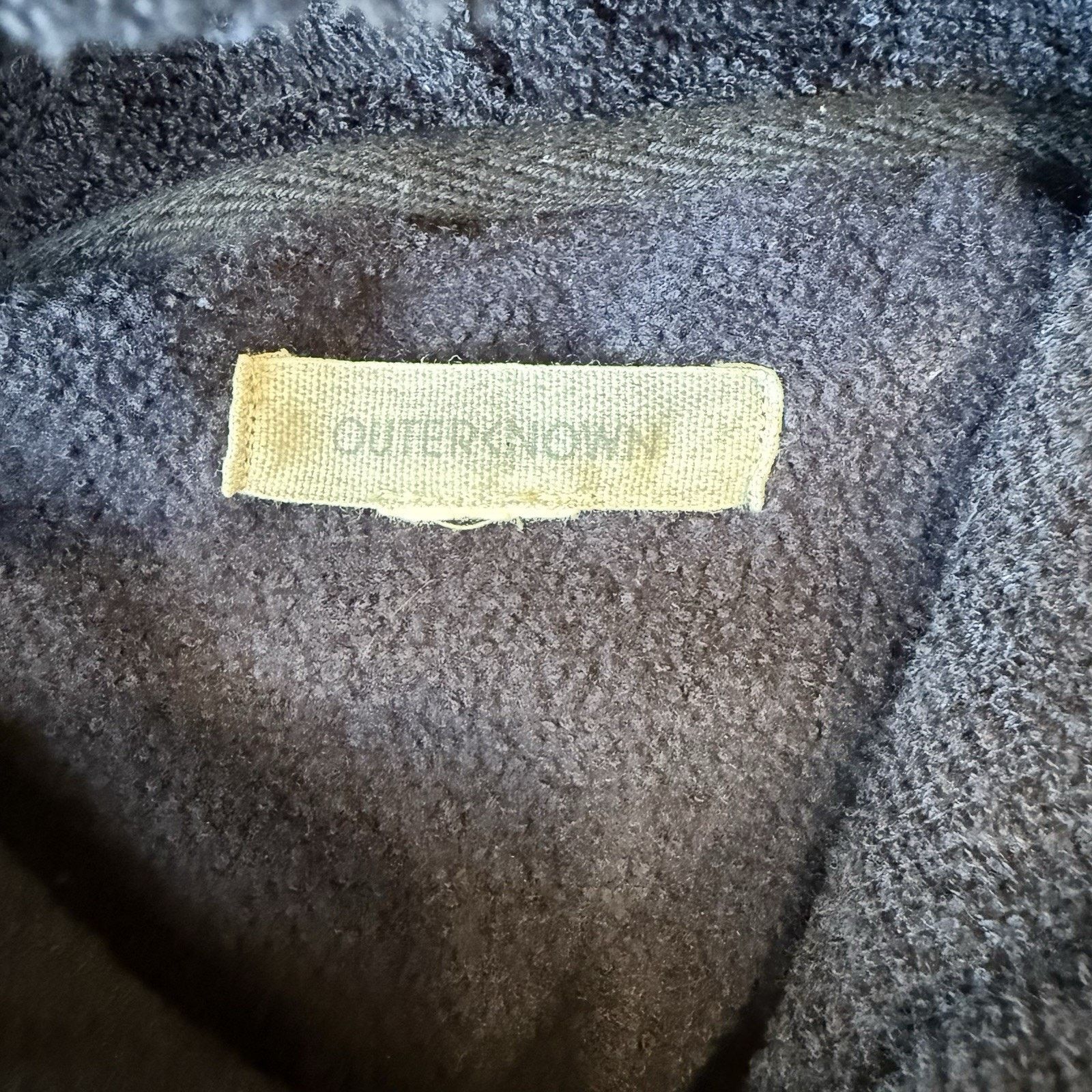 Outerknown Outerknown Hoodie Dress Women's Medium Navy Terry Cotton Size M / US 6-8 / IT 42-44 - 7 Thumbnail