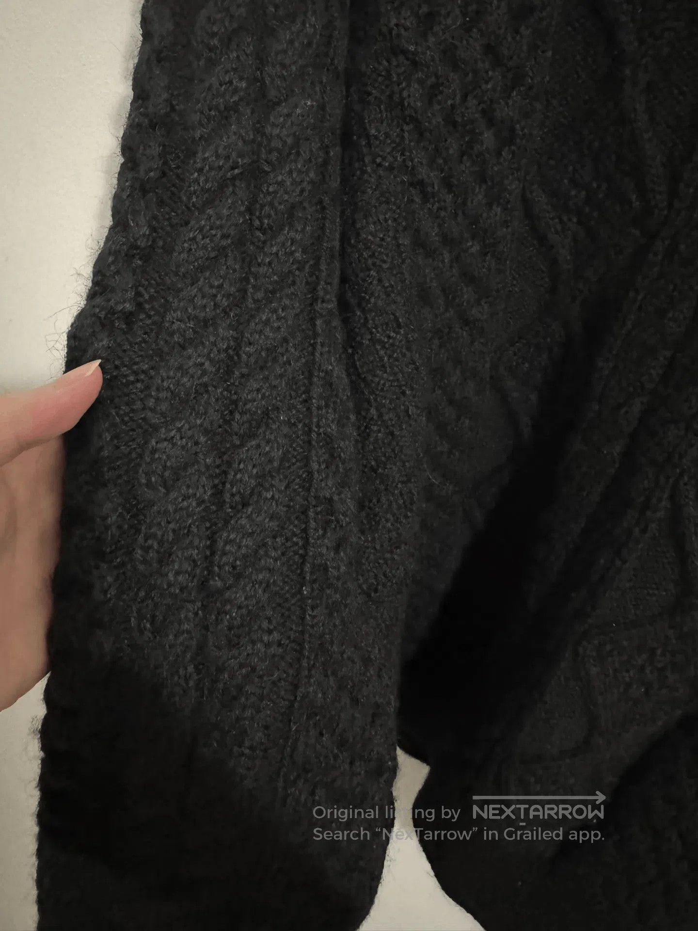 Saint Laurent Paris Saint Laurent Black Wool Knit Sweater. Size US M / EU 48-50 / 2 - 3 Thumbnail
