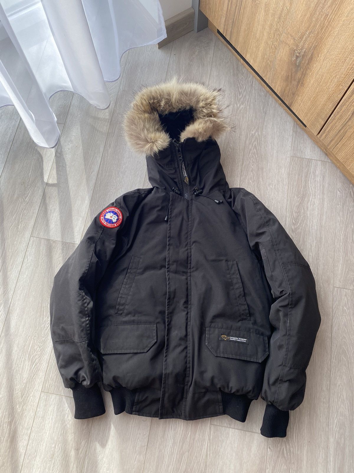 image of Canada Goose Chillwack Bomber Winter Jacket Streetwear in Black, Men's (Size XS)