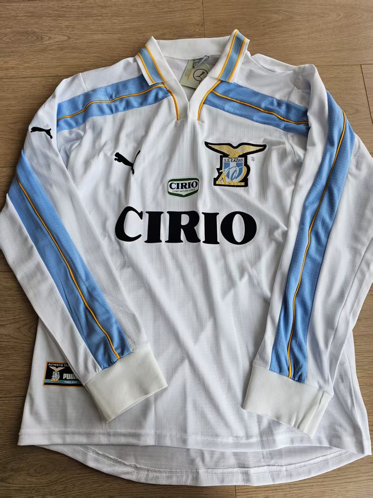 Other 1999 2000 Lazio Jersey Home Longsleeve Size US XXL / EU 58 / 5 - 1 Thumbnail