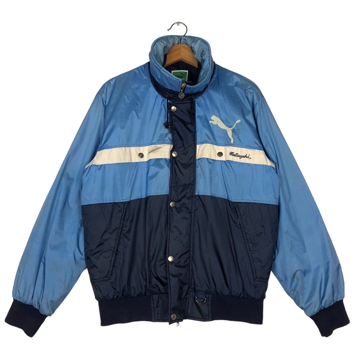Japanese Brand 🔥90’s Vintage Bomber Jacket Puma Yamaha Racing Big Logo Size US M / EU 48-50 / 2 - 1 Thumbnail