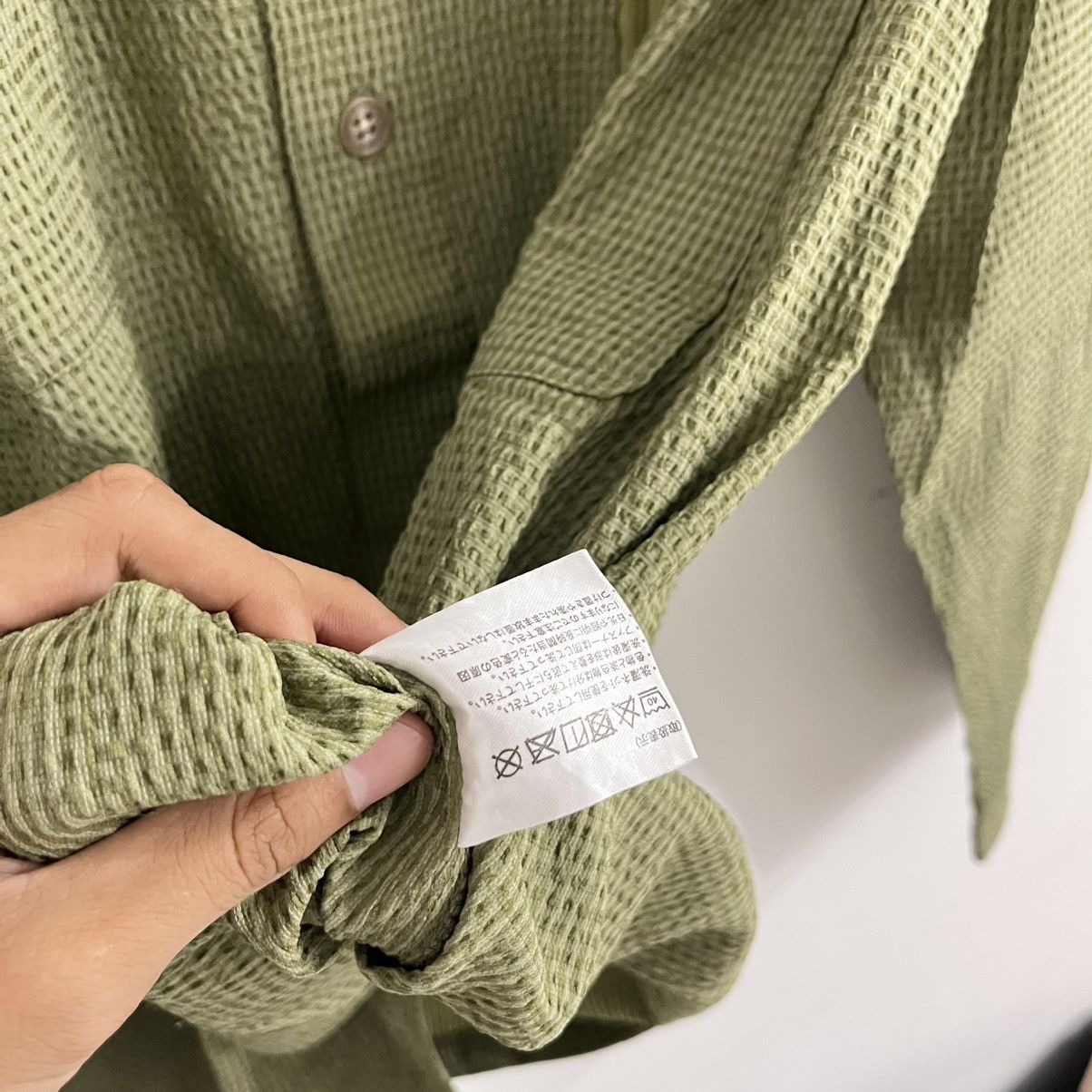 Japanese Brand Textured Shirt Long Sleeve - JUN25 Size US L / EU 52-54 / 3 - 7 Thumbnail