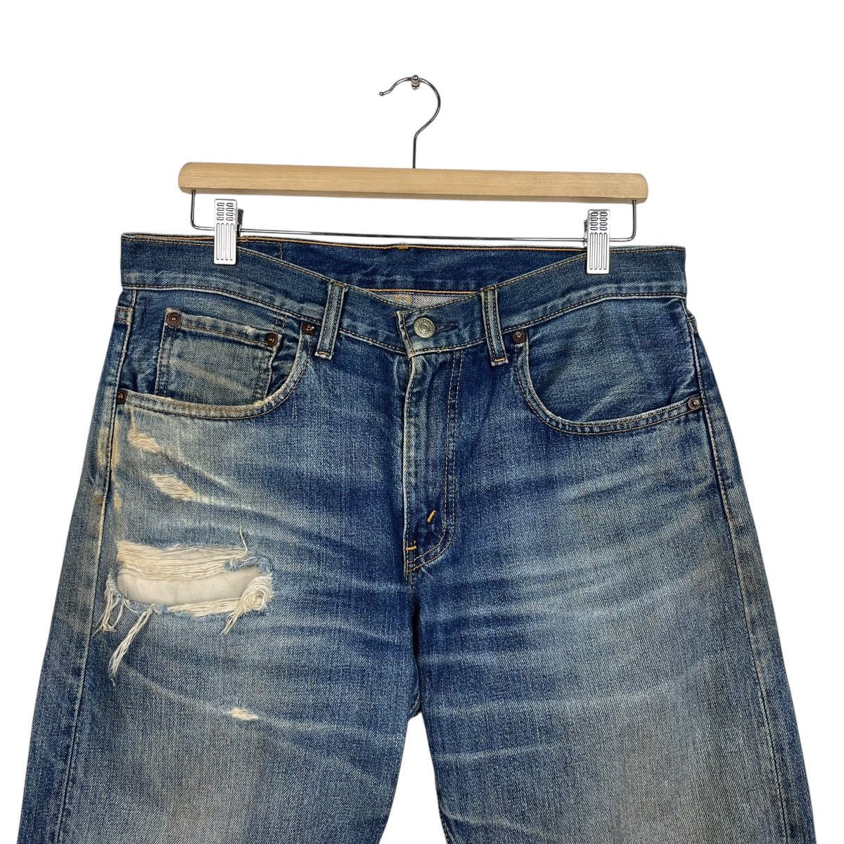 Levi's Vintage Levis Lot 505 Distressed Denim Jeans Size US 34 / EU 50 - 2 Thumbnail
