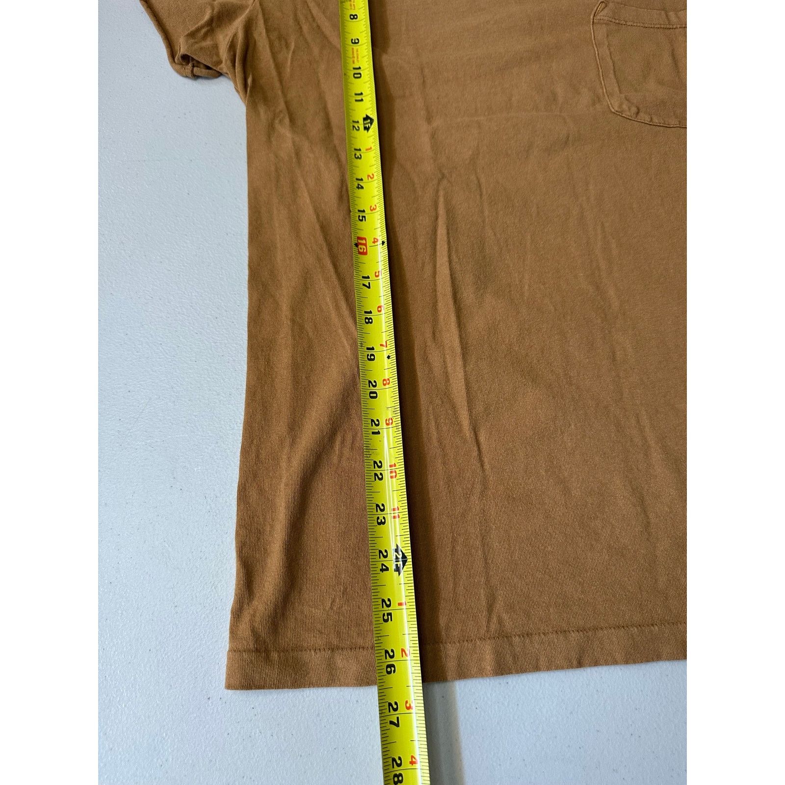 Freenote Freenote Cloth Pocket T Shirt M Mustard Distressed Cut Size M / US 6-8 / IT 42-44 - 8 Thumbnail