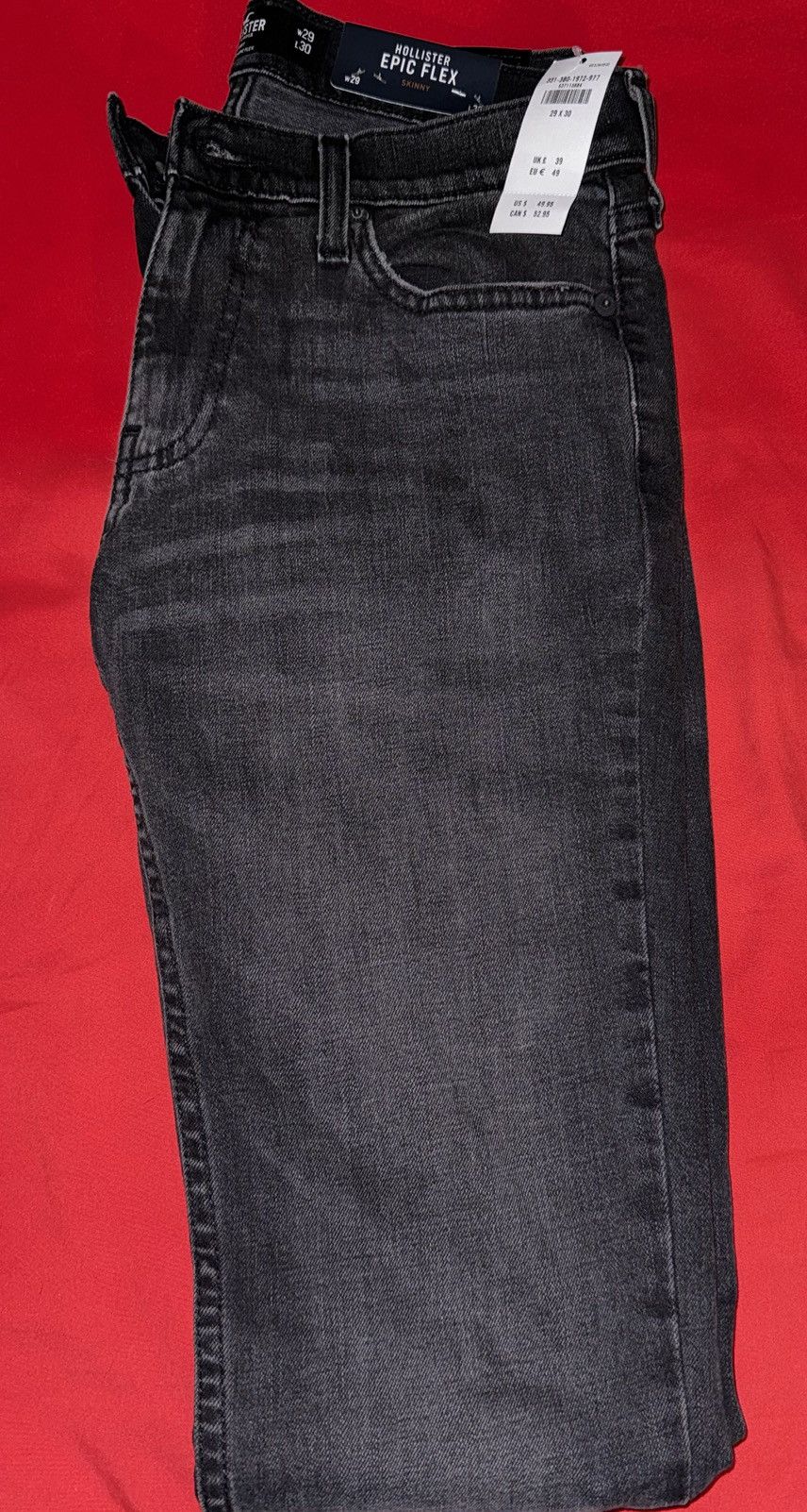 Hollister Hollister Black Skinny Jeans 29x30 Size US 29 - 1 Thumbnail
