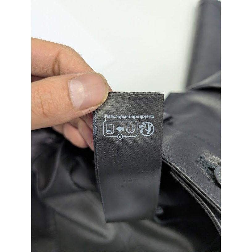 Balenciaga o1rshd1 Soft Matte Leather Medium Fit Pants in Black Size US 32 / EU 48 - 19 Thumbnail