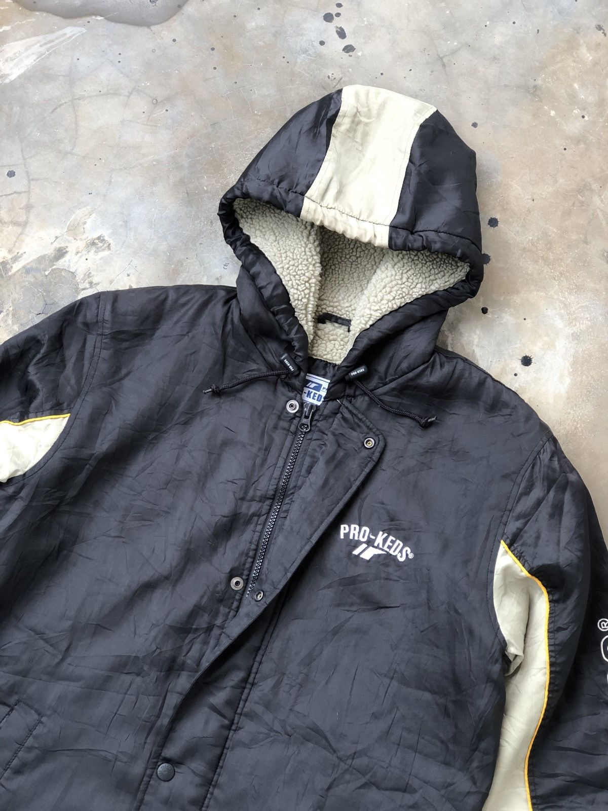 Pro-Keds Pro Keds Shearling Line Zipper Button Long Jacket Big Logo Size US M / EU 48-50 / 2 - 3 Thumbnail