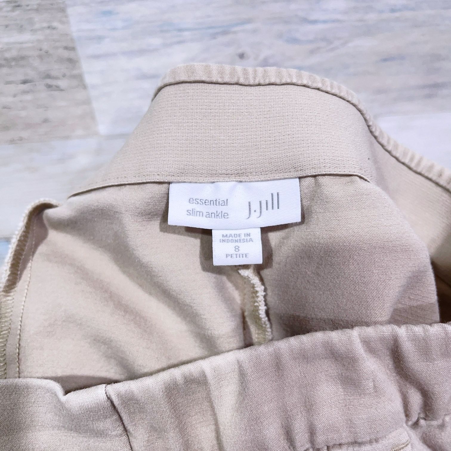 Other J Jill Essential Slim Ankle Pants Beige Pull On Mid Rise 8P Size 30" / US 8 / IT 44 - 5 Thumbnail
