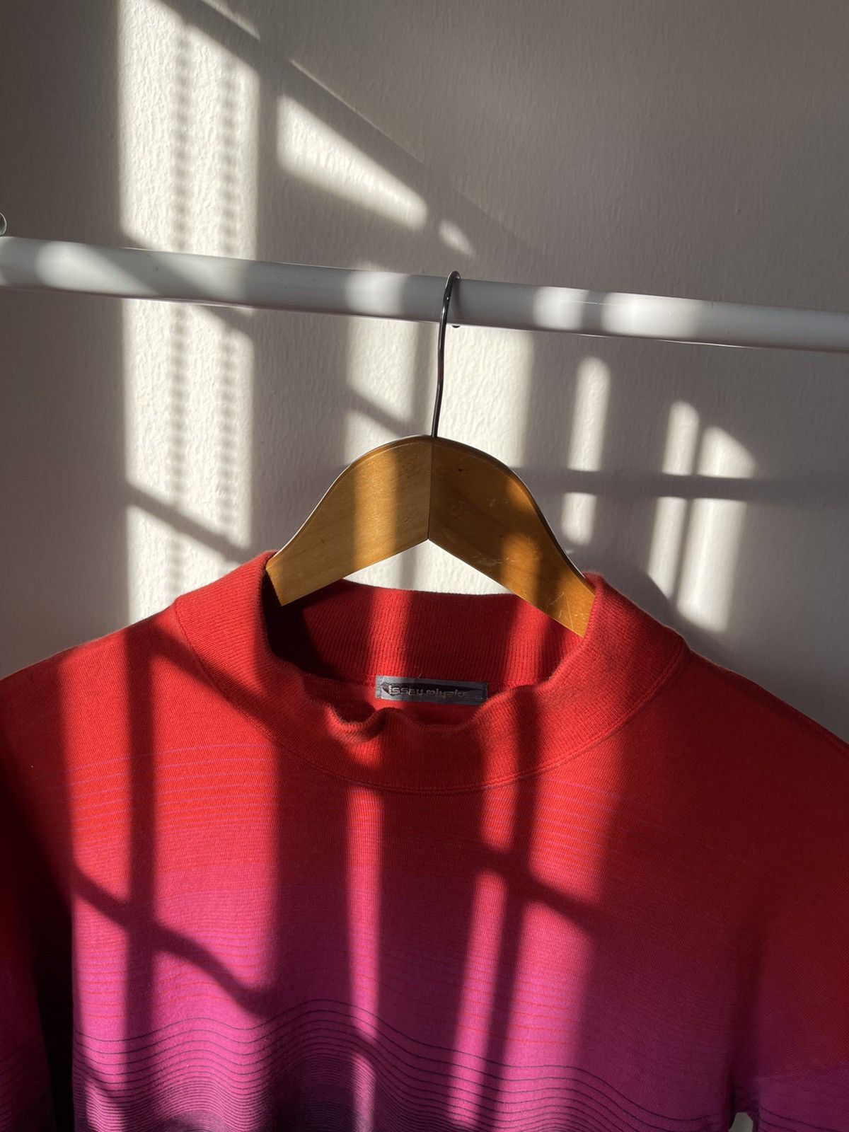 Grailed × Issey Miyake 80s Issey Miyake Multicolor Highneck Long Sleeve Size US L / EU 52-54 / 3 - 6 Thumbnail