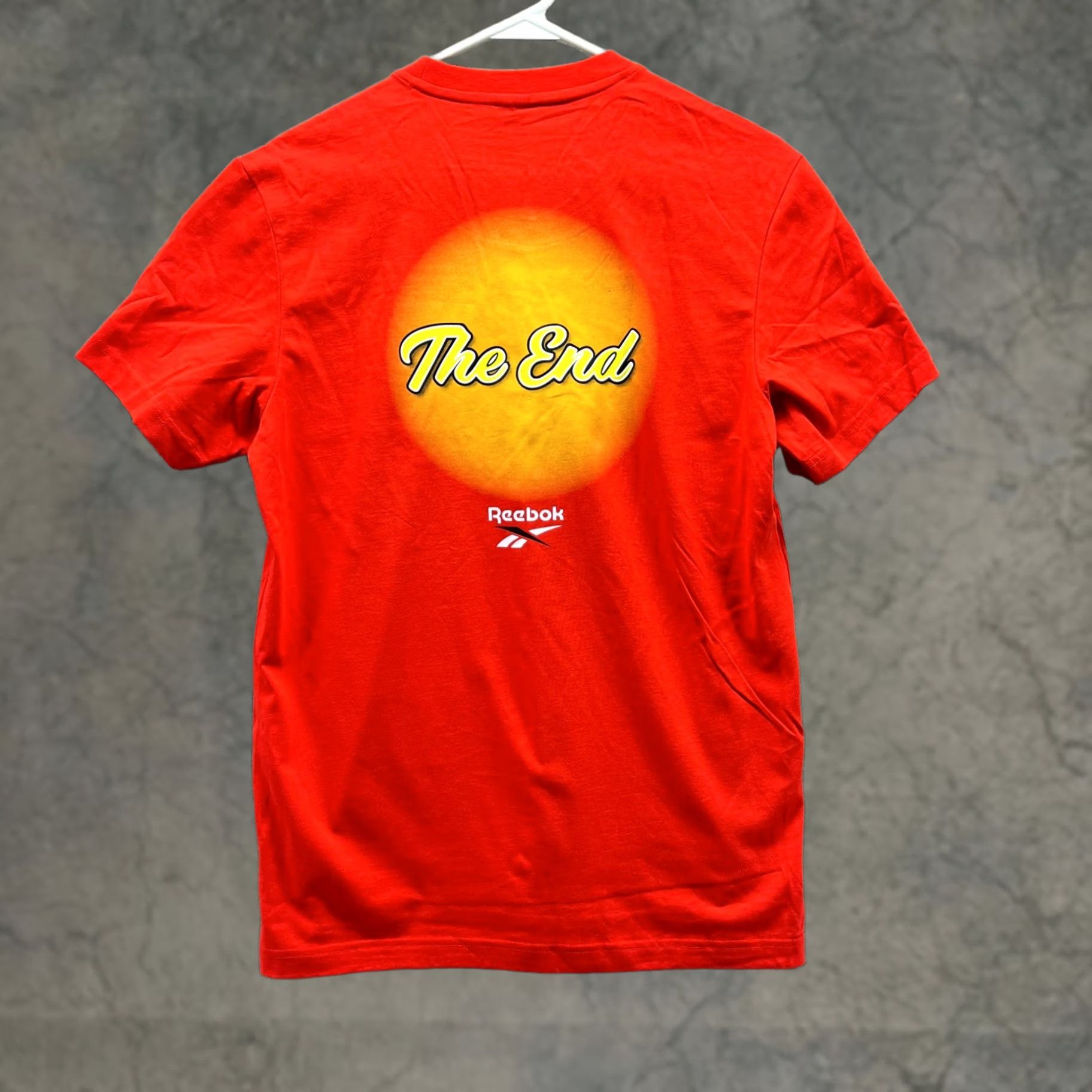 Reebok VINTAGE Reebok Shirt Men Large Red Short Sleeve Tom and Jerry The End Graphic Tee Cotton Size US L / EU 52-54 / 3 - 1 Thumbnail