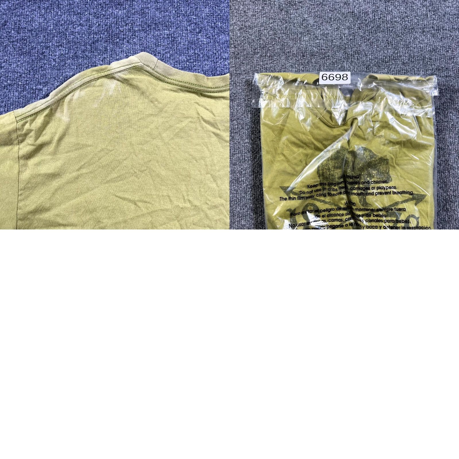 Vintage G.H. Bass & Co. T-Shirt Mens Olive Green Graphic Bear And Arrow 1876 Streetwear Large Size US L / EU 52-54 / 3 - 8 Thumbnail