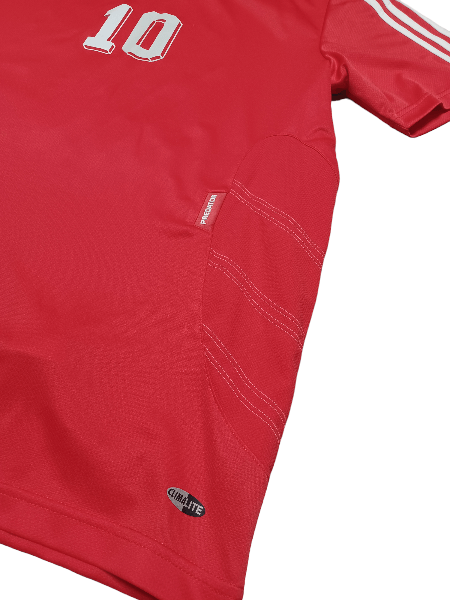 Adidas 2007 VINTAGE ADIDAS PREDATOR #10 SOCCER JERSEY FOOTBALL Size US L / EU 52-54 / 3 - 3 Thumbnail