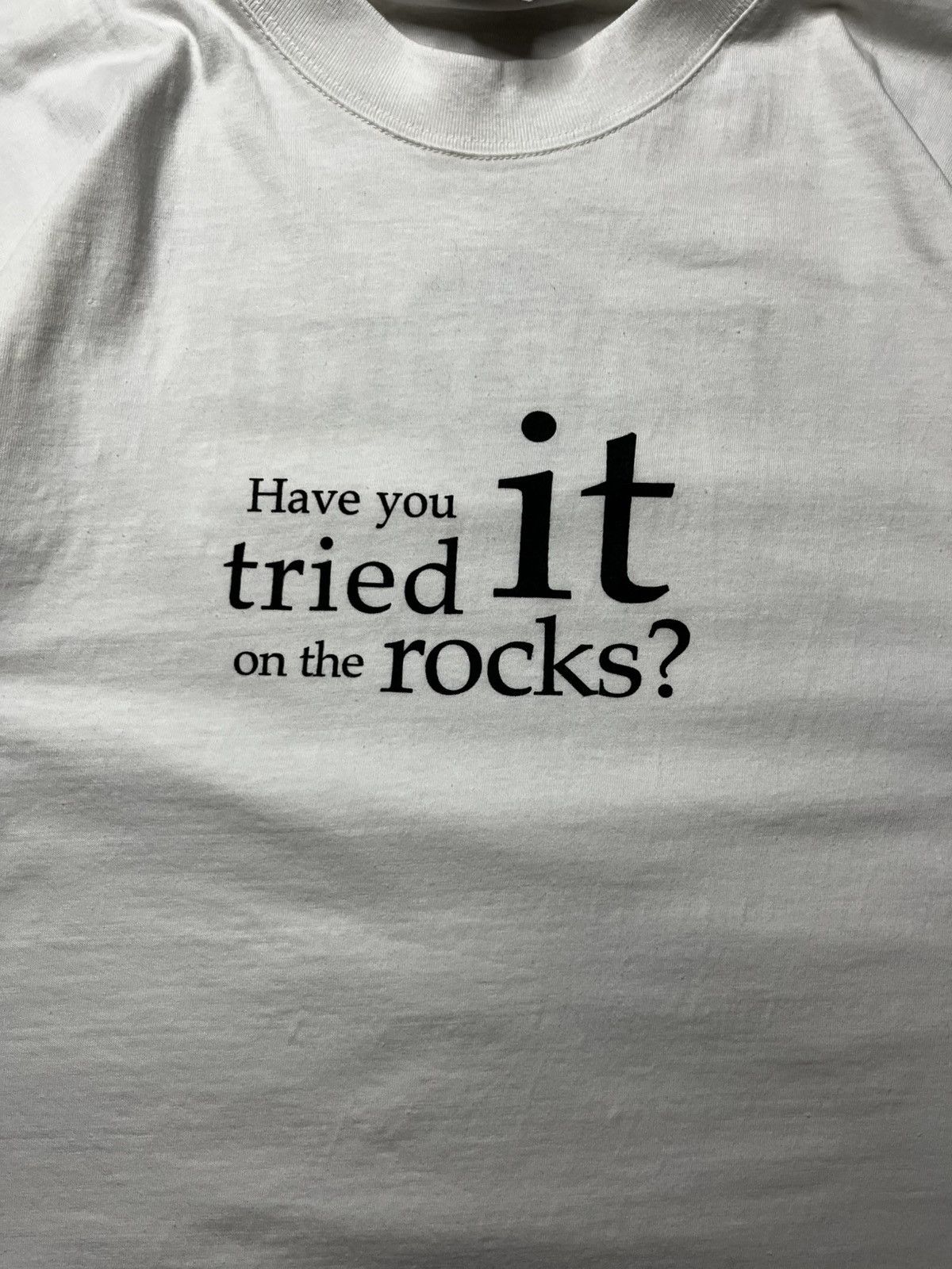 Other Vintage 90’s Martini Shirt Have you tried it on the rocks? Size US XL / EU 56 / 4 - 5 Thumbnail