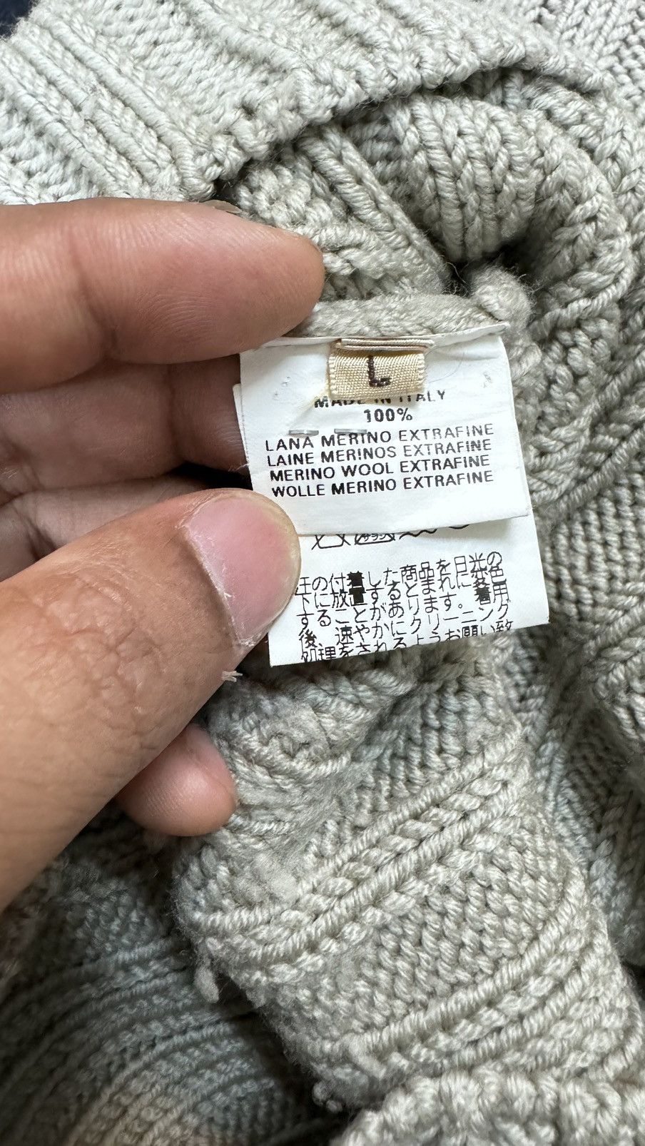 Hermes Hermes Sweater Turtleneck Cable Knitted Pullover Size US L / EU 52-54 / 3 - 16 Thumbnail