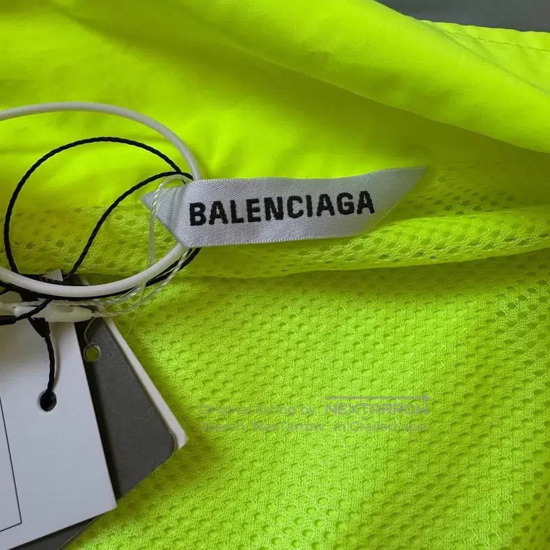 Balenciaga Balenciaga Neon Green Zip-Up Jacket Size XXS / US 00 / IT 34 - 3 Thumbnail