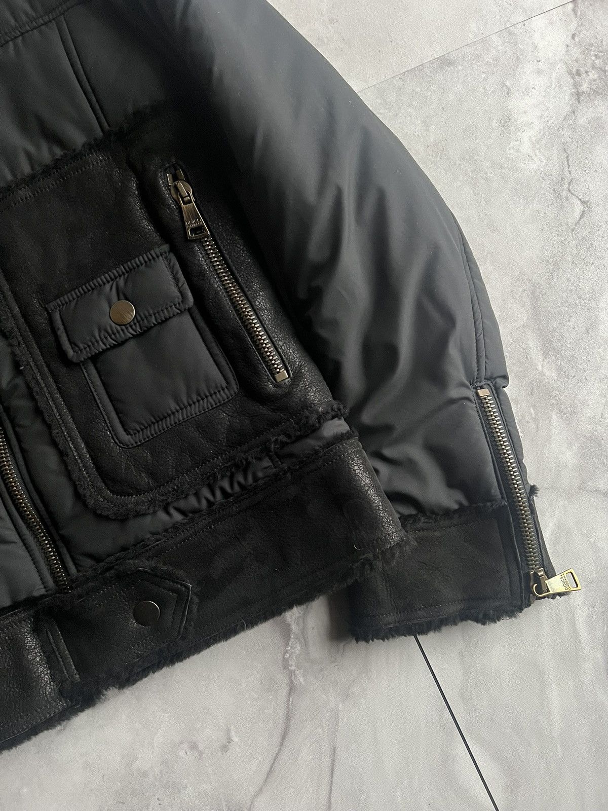 Dolce & Gabbana Dolce & Gabbana Kalgan Fur Leather Trim Jacket Size US M / EU 48-50 / 2 - 3 Thumbnail