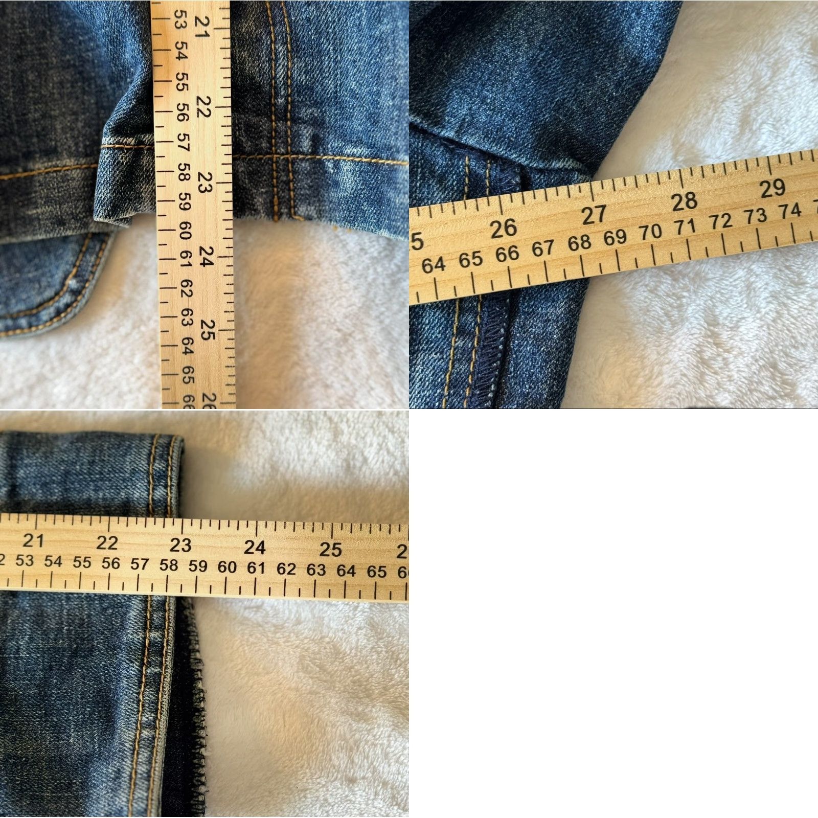 Vintage VINTAGE Mwah Jeans Blazer Jacket Womens 22/24W Plus Blue Denim Western 90s Size 42" / US 20 - 8 Thumbnail