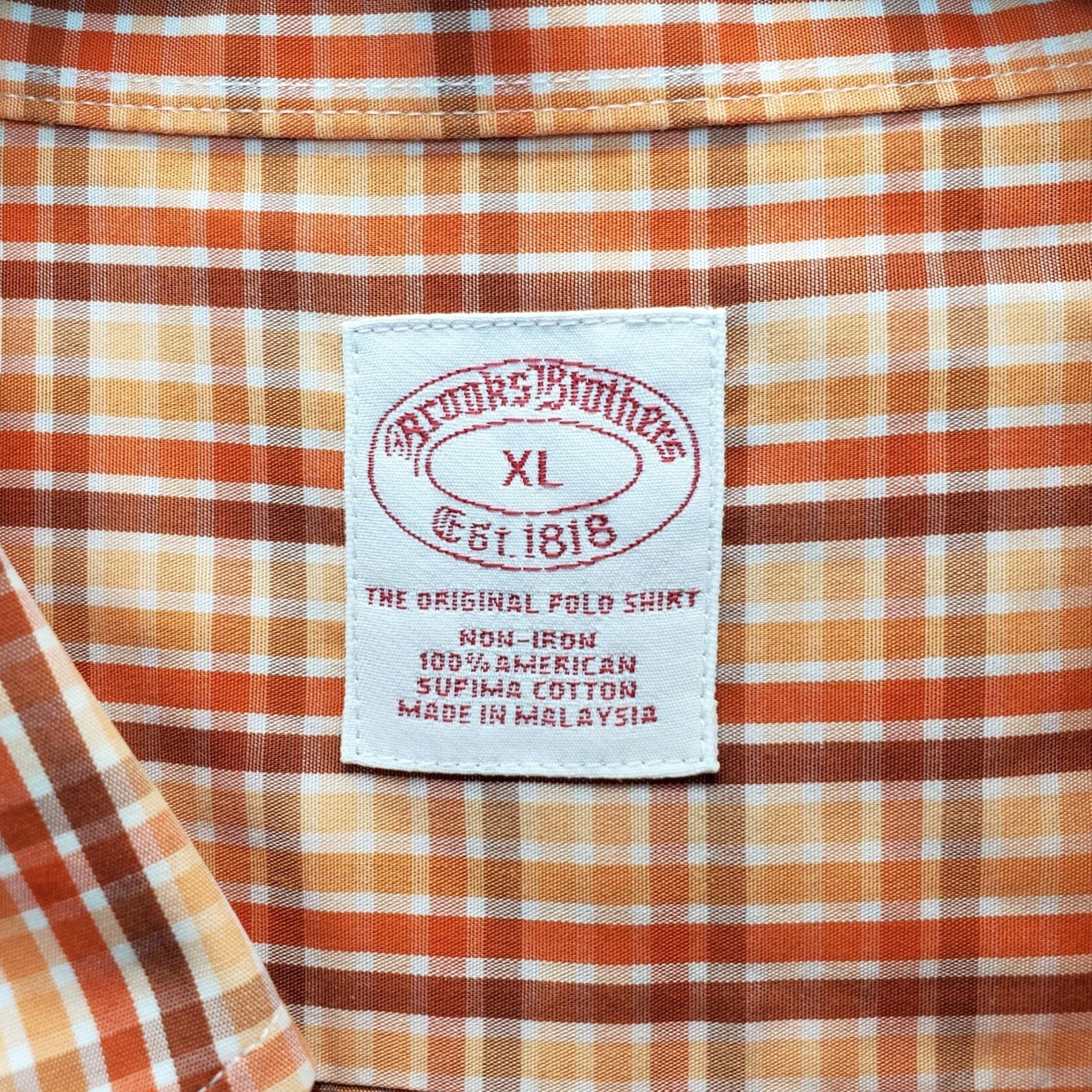 Brooks Brothers Brooks Brothers Shirt Mens XL Multicolor Plaid Non Iron Button-Down Collared Shirt Size US XL / EU 56 / 4 - 7 Thumbnail