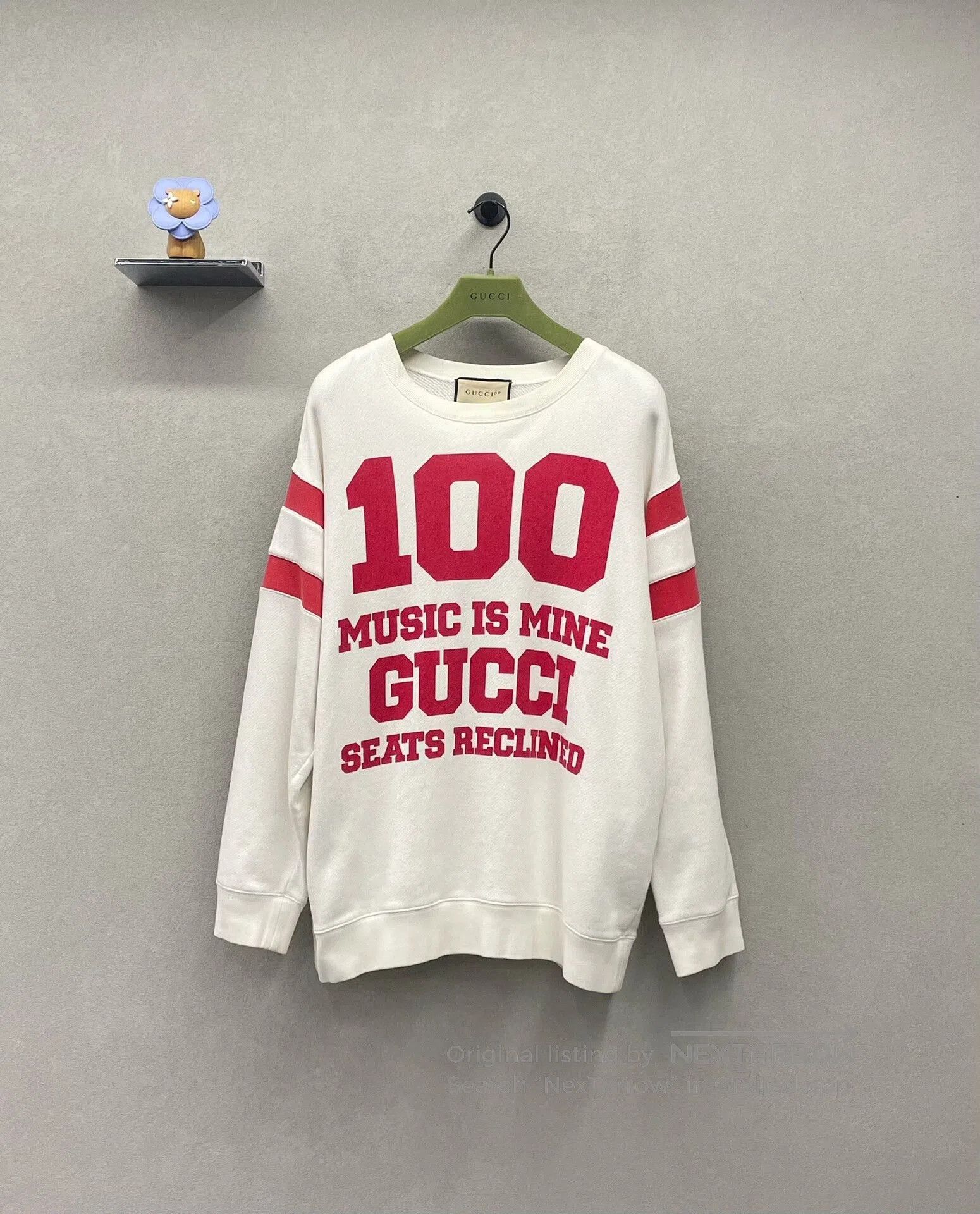 Gucci gucci 100th anniversary white sweatshirt size M. Size US M / EU 48-50 / 2 - 1 Thumbnail