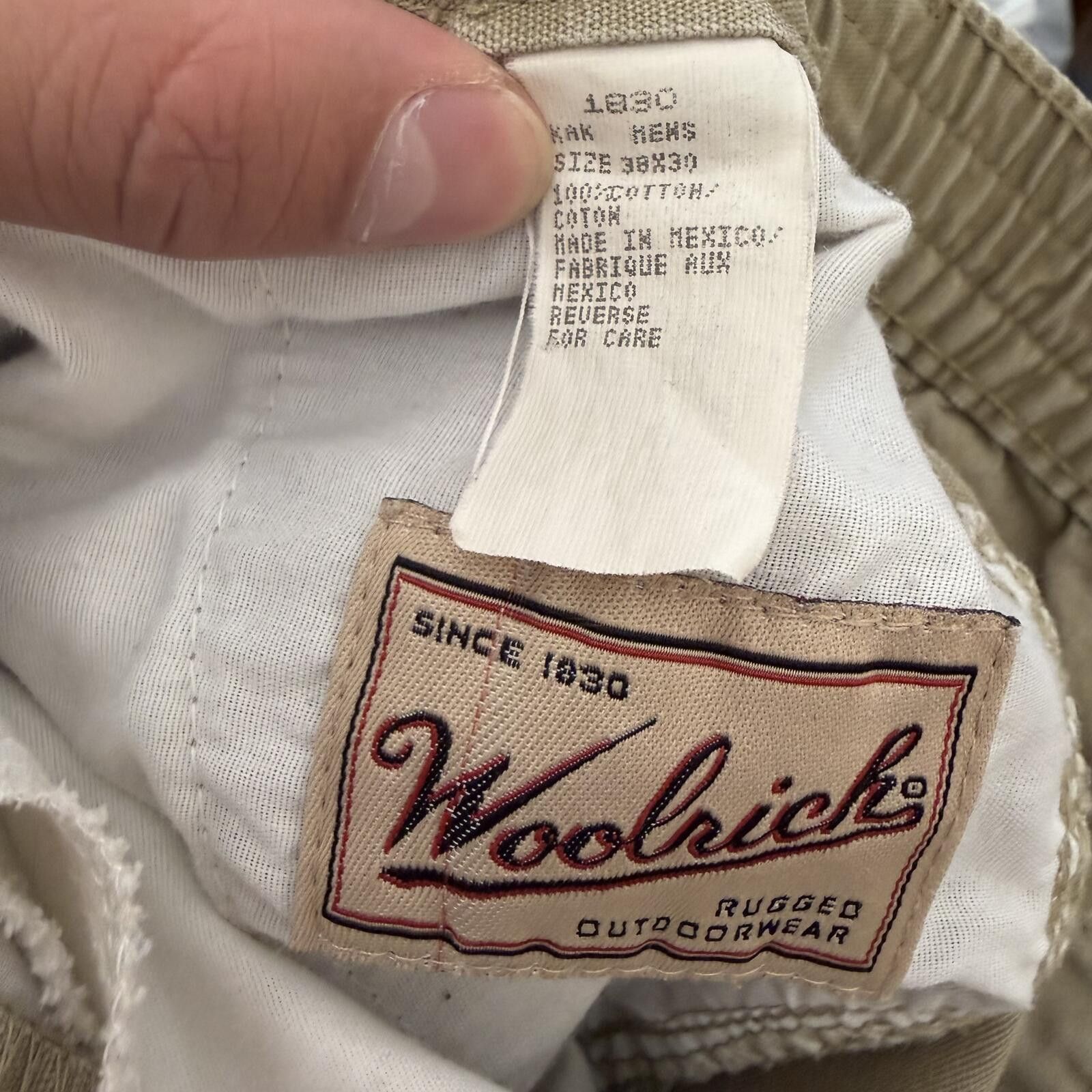 Woolrich Woolen Mills Vintage 90s Woolrich Rugged Outdoorwear Pleated Pants 38x30 Size US 38 / EU 54 - 4 Thumbnail