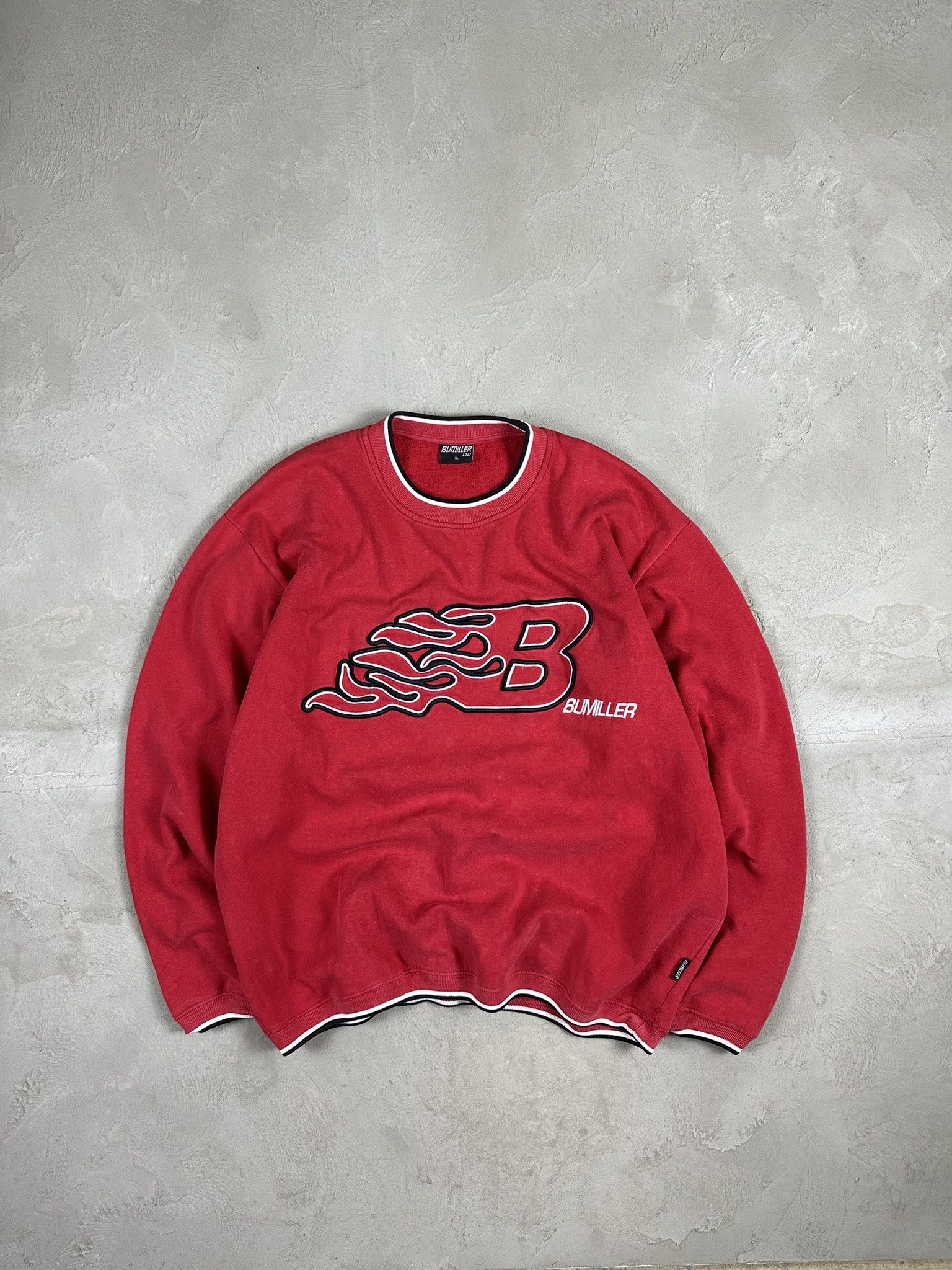 JNCO Vintage Crazy Y2k JNCO Style Flame Boxy Hiphop Sweatshirt Size US XL / EU 56 / 4 - 1 Thumbnail