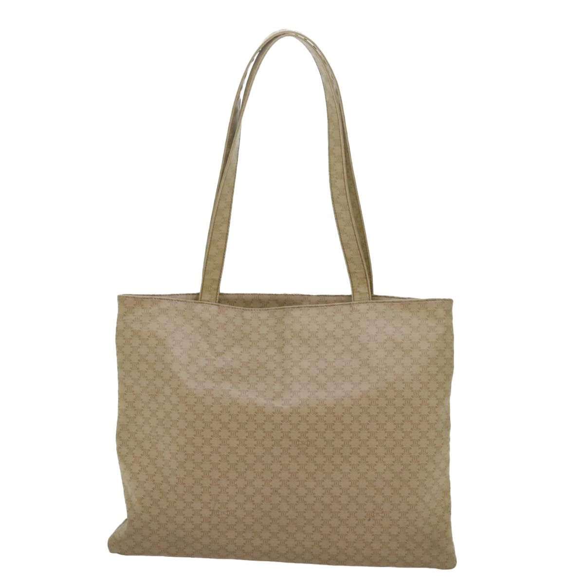 Celine CELINE Macadam Canvas Tote Bag Beige Size ONE SIZE - 3 Thumbnail