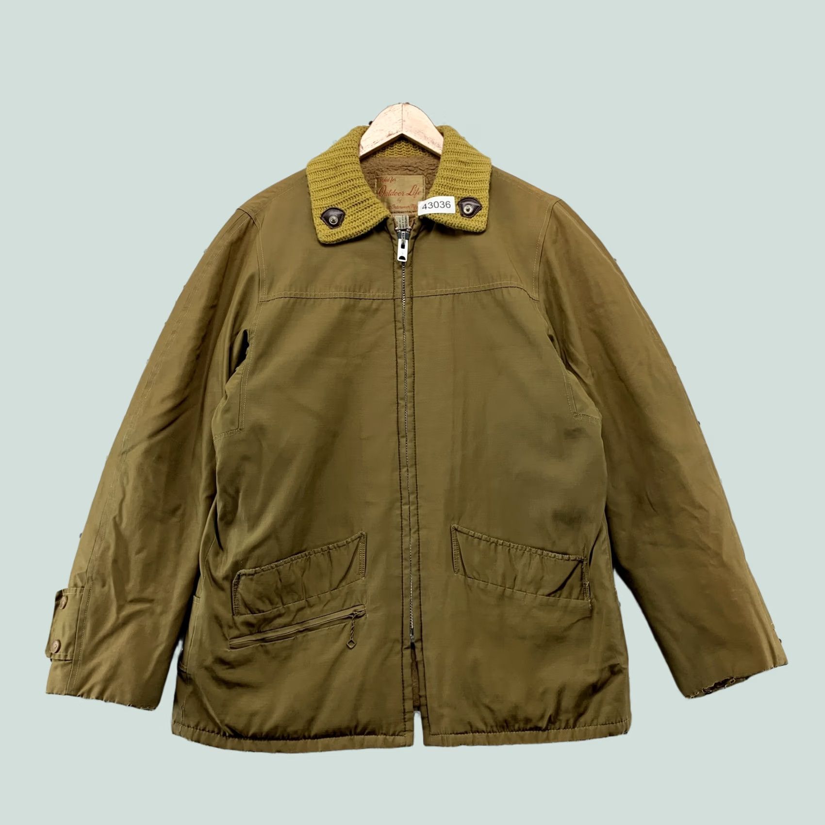 Alife VINTAGE Outdoor Life Midwest Outerwear Jacket Brown Large Mens TALON Zip Up Size US L / EU 52-54 / 3 - 1 Thumbnail
