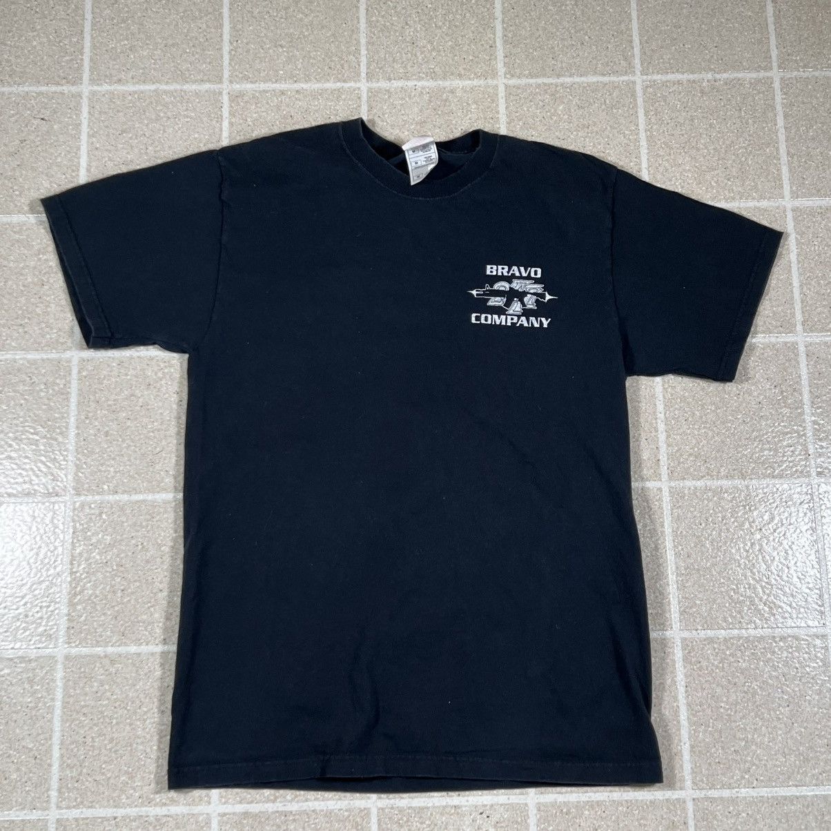 Fruit Of The Loom Y2K Bravo Company War Dawgs Military Army Tshirt Sz M Size US M / EU 48-50 / 2 - 3 Thumbnail