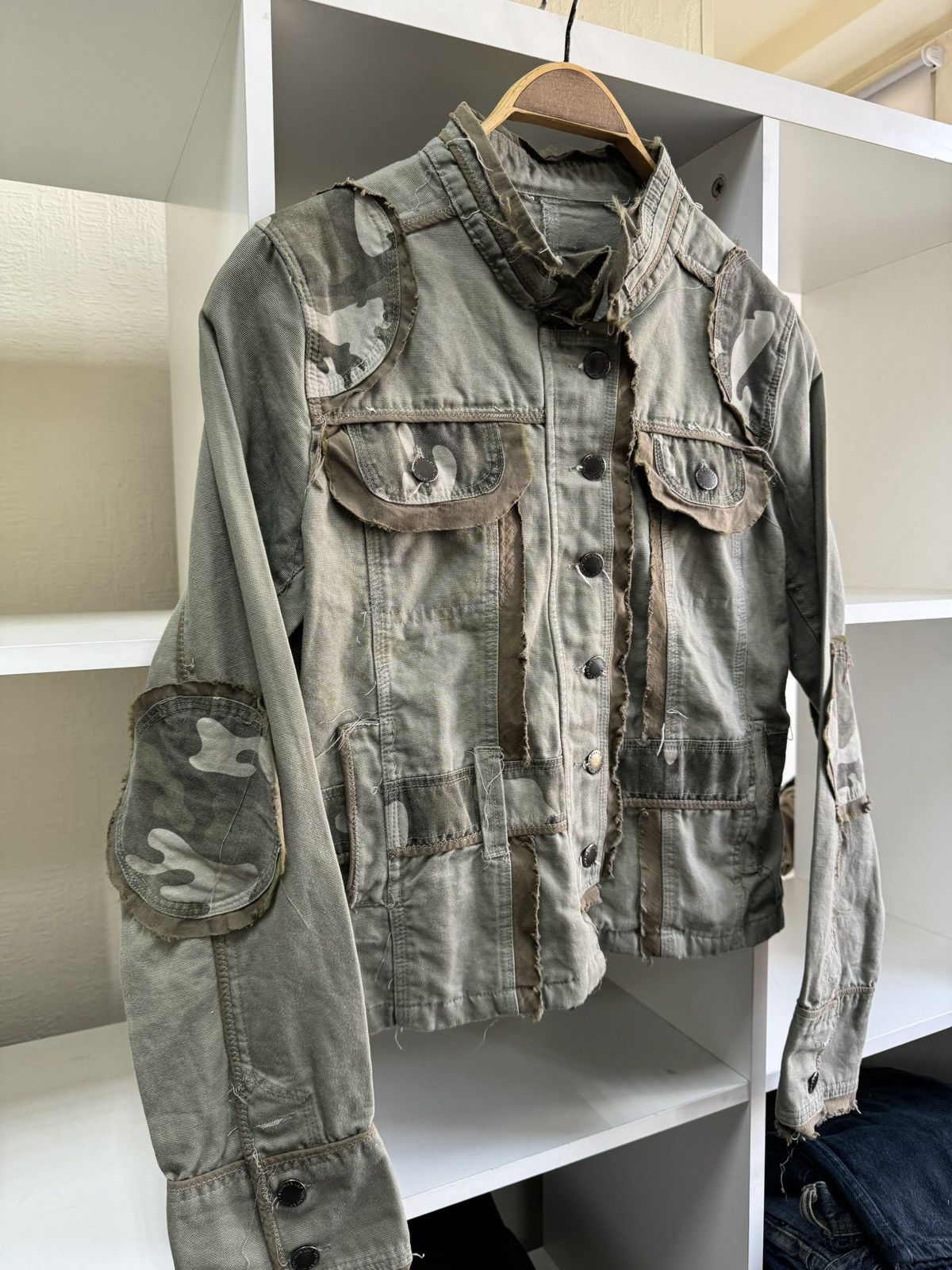 Junya Watanabe Vintage Patchwork Camo Military Japanese Jacket Size US S / EU 44-46 / 1 - 2 Thumbnail