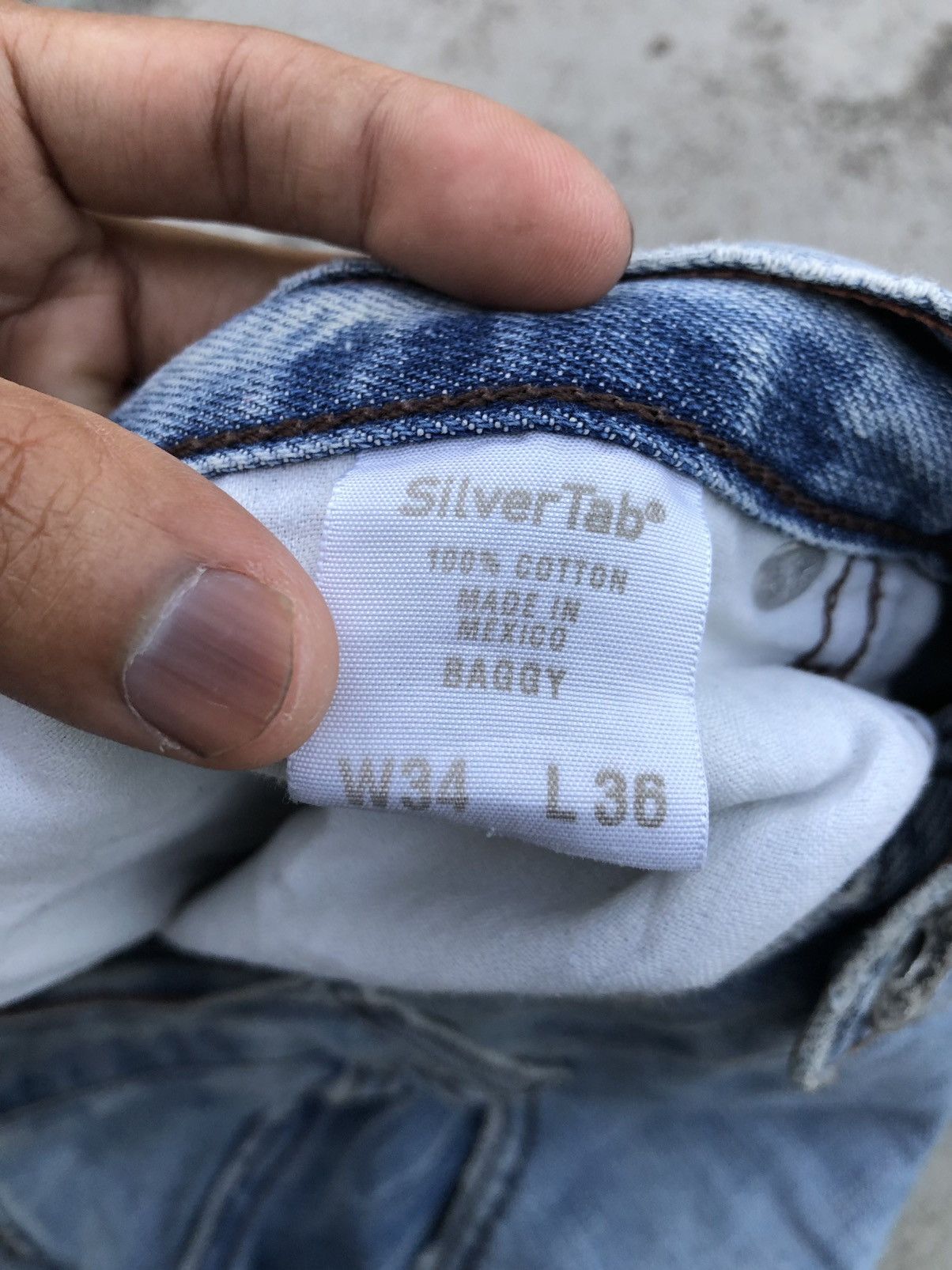 Levi's BAGGY⚡️⚡️LEVIS SILVERTAB DENIM Size US 35 - 6 Thumbnail
