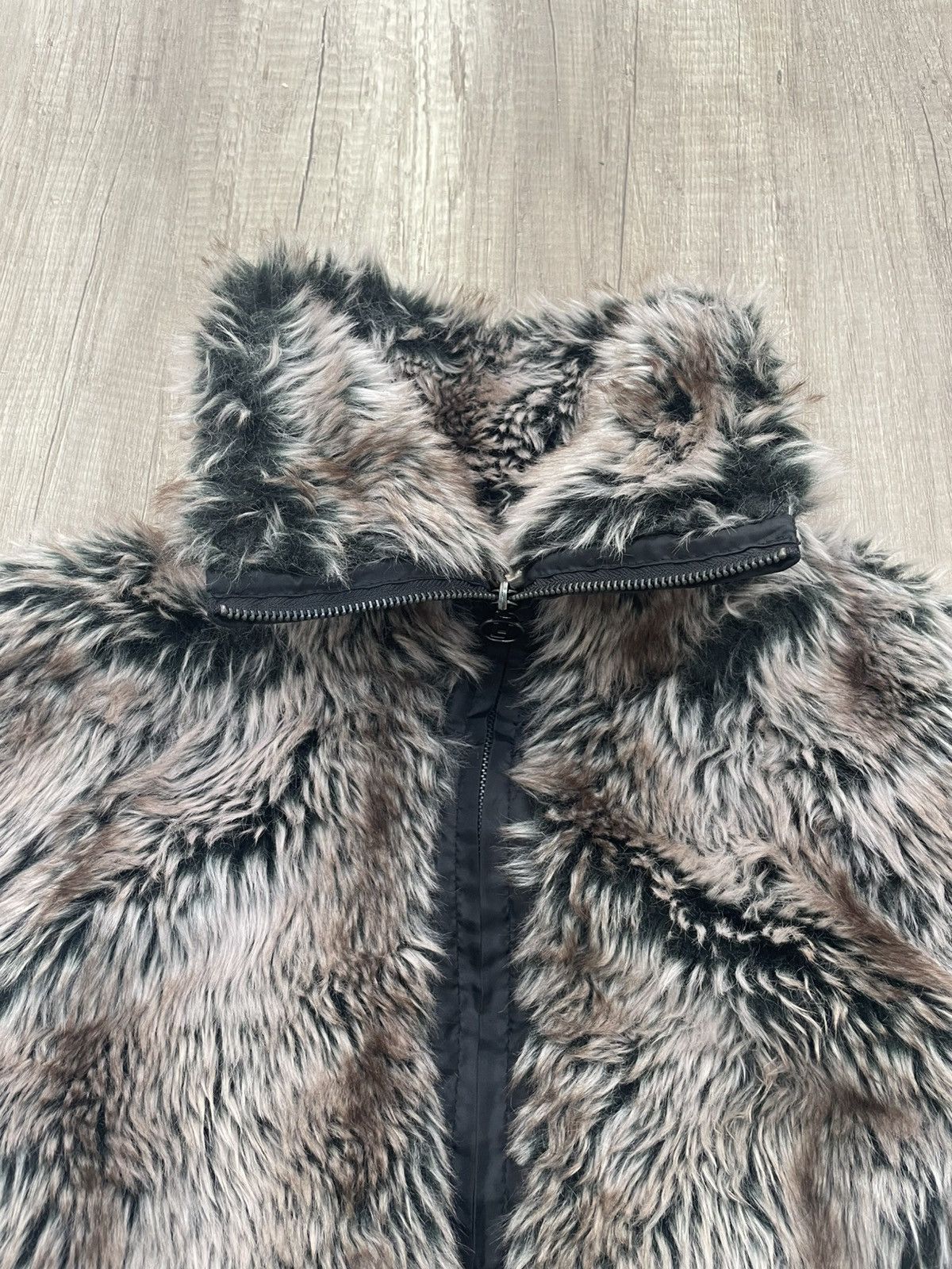 Hysteric Glamour Y2K fur fuzzy opium japanese cropped bomber if six was nine Size US M / EU 48-50 / 2 - 6 Thumbnail