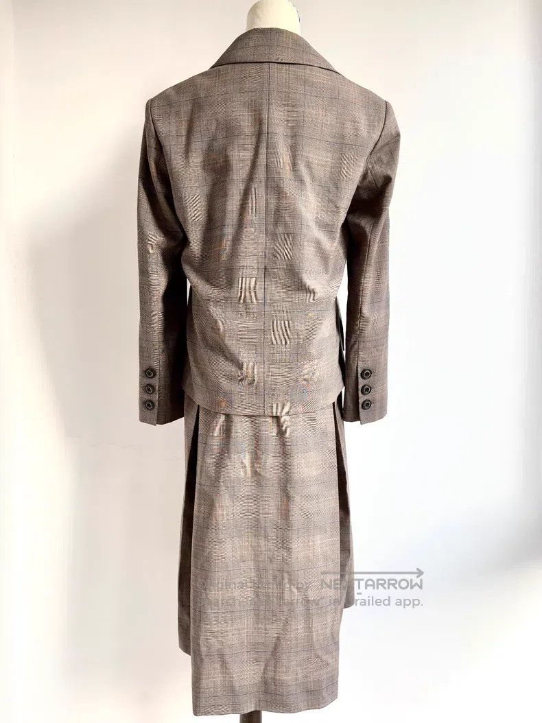 Vivienne Westwood Vivienne Westwood Brown Plaid Fake Two-Piece Windbreaker Size XS / US 0-2 / IT 36-38 - 6 Thumbnail