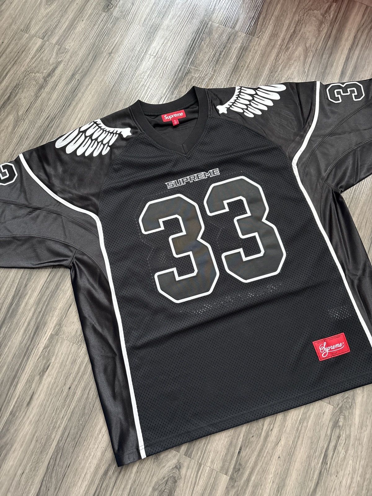 Martine Rose × Supreme Supreme Martine Rose Football Jersey Black