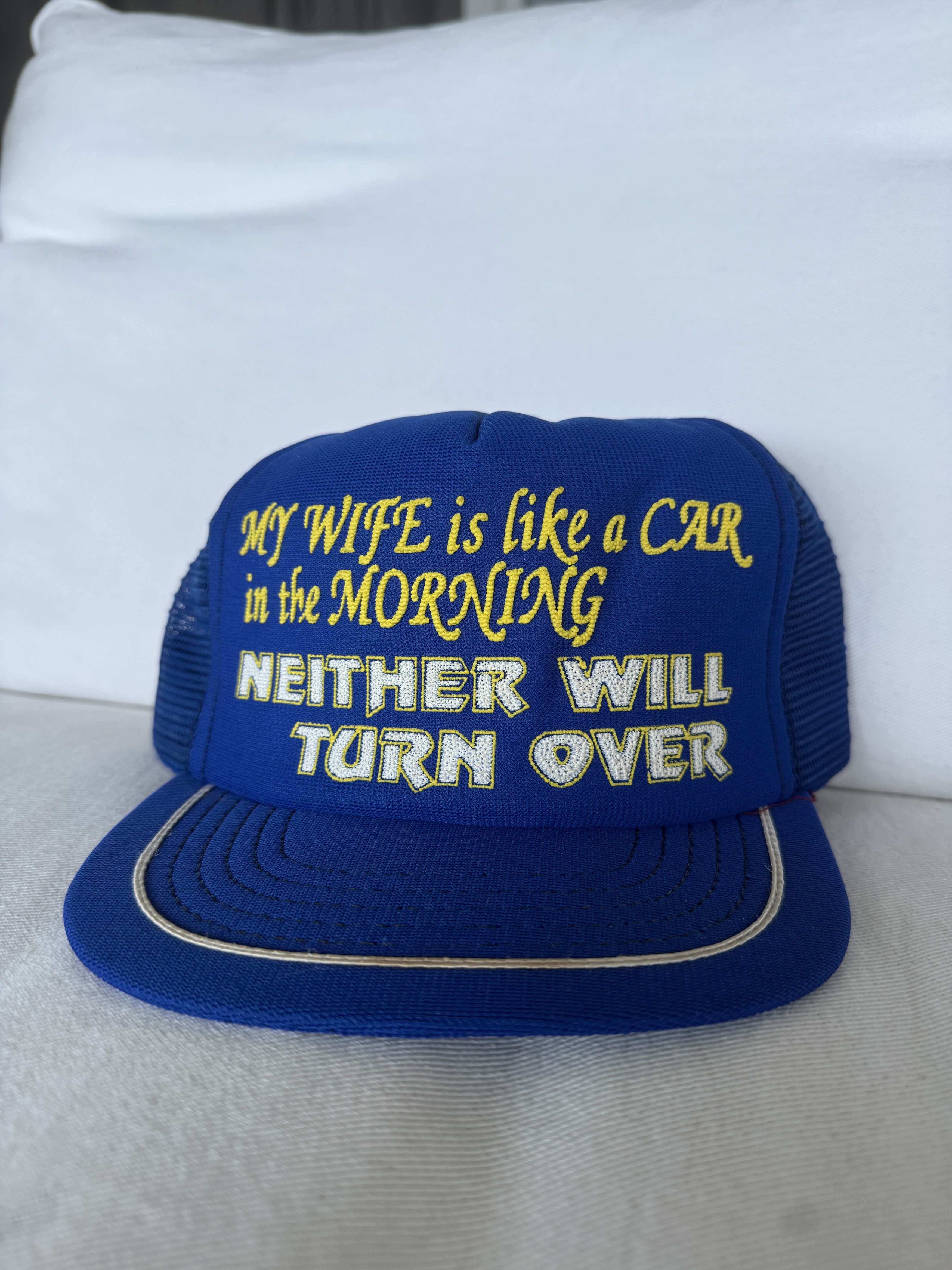 Vintage My Wife Is Like A Car Trucker Size ONE SIZE - 1 Thumbnail