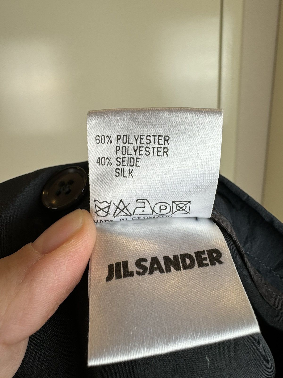 Jil Sander Jil Sander silk blend straight vintage pants trousers S Size 28" / US 6 / IT 42 - 11 Thumbnail