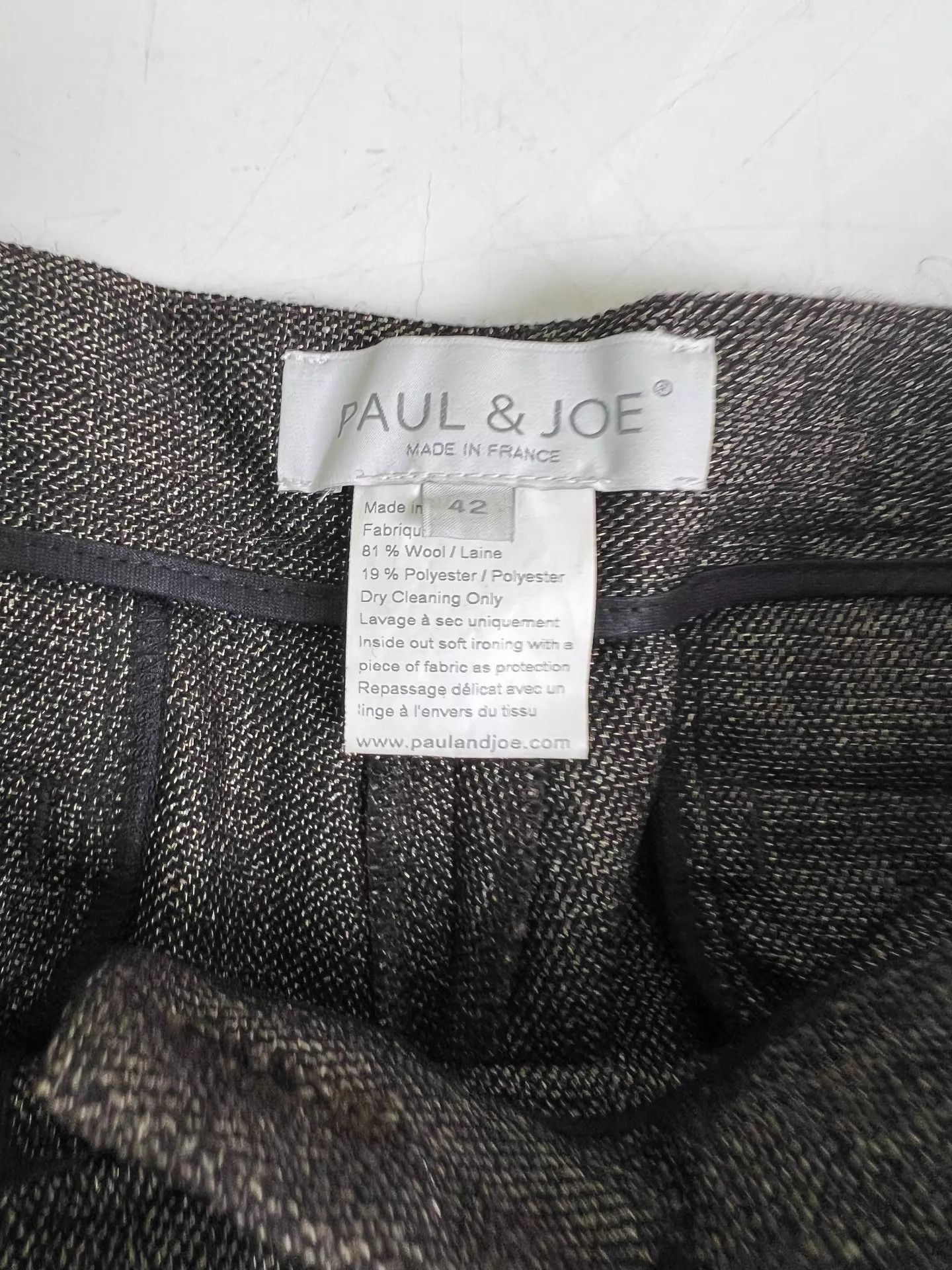 Paul & Joe Paul & Joe 81% Wool Metallic Trousers 42 New Size 28" / US 6 / IT 42 - 4 Thumbnail