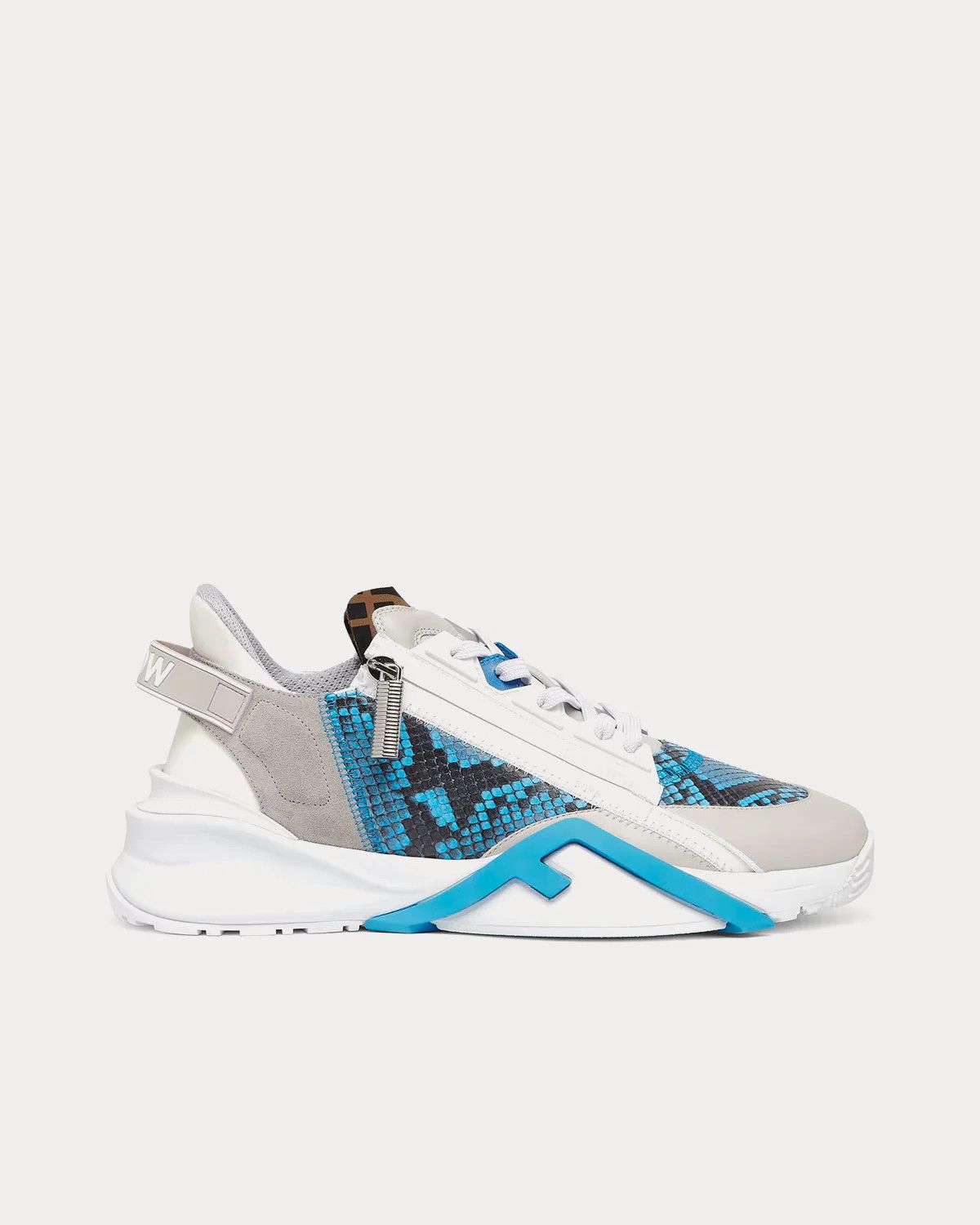 スニーカー FENDI Light Blue Leather Domino Sneakers Domino sneakers Leather Light blue | Fendi